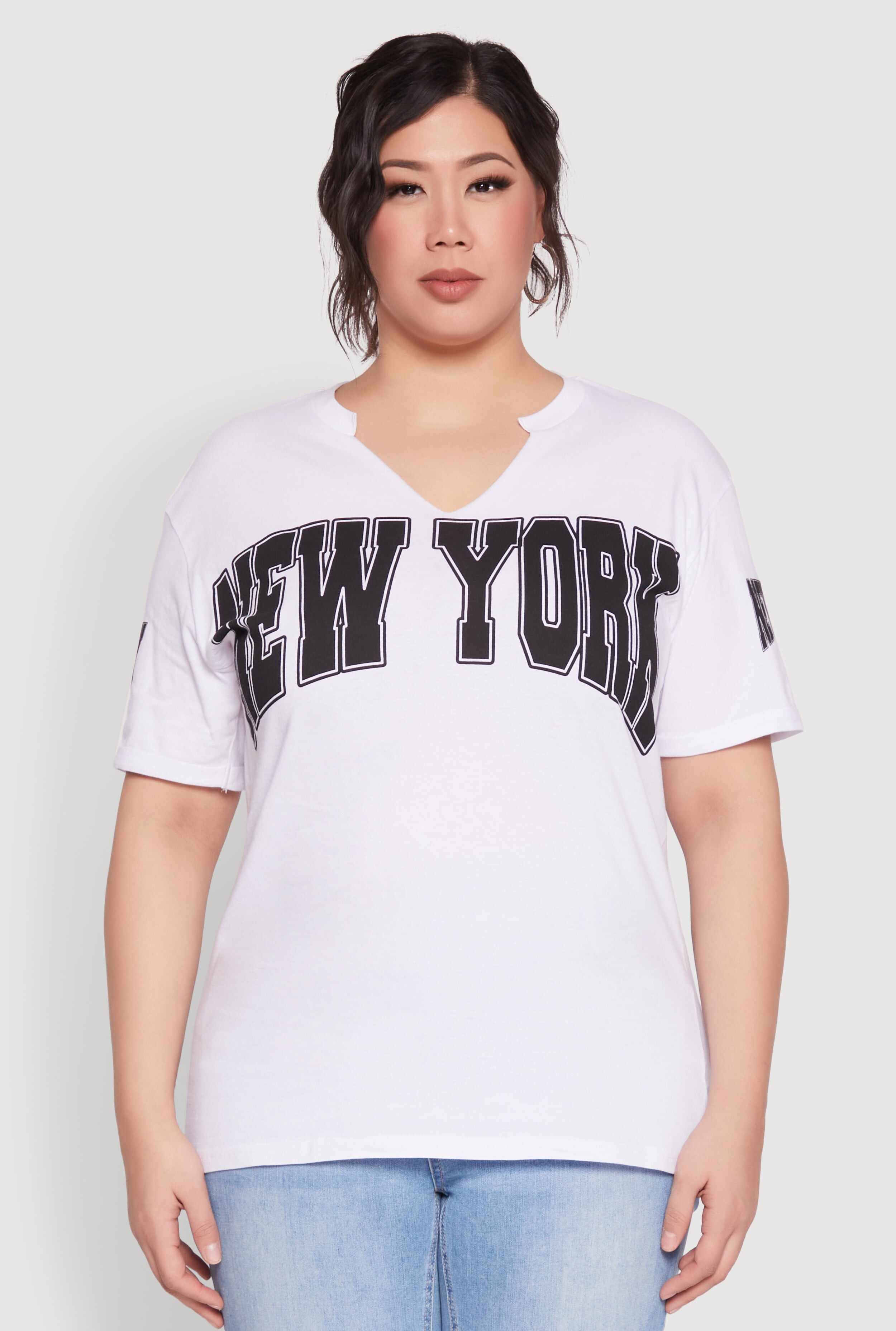 Plus Size New York Graphic Tee