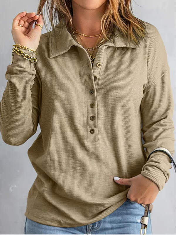 🔥Summer Arrivals🌟Women's Cotton V-Neck Comfortable Shirt