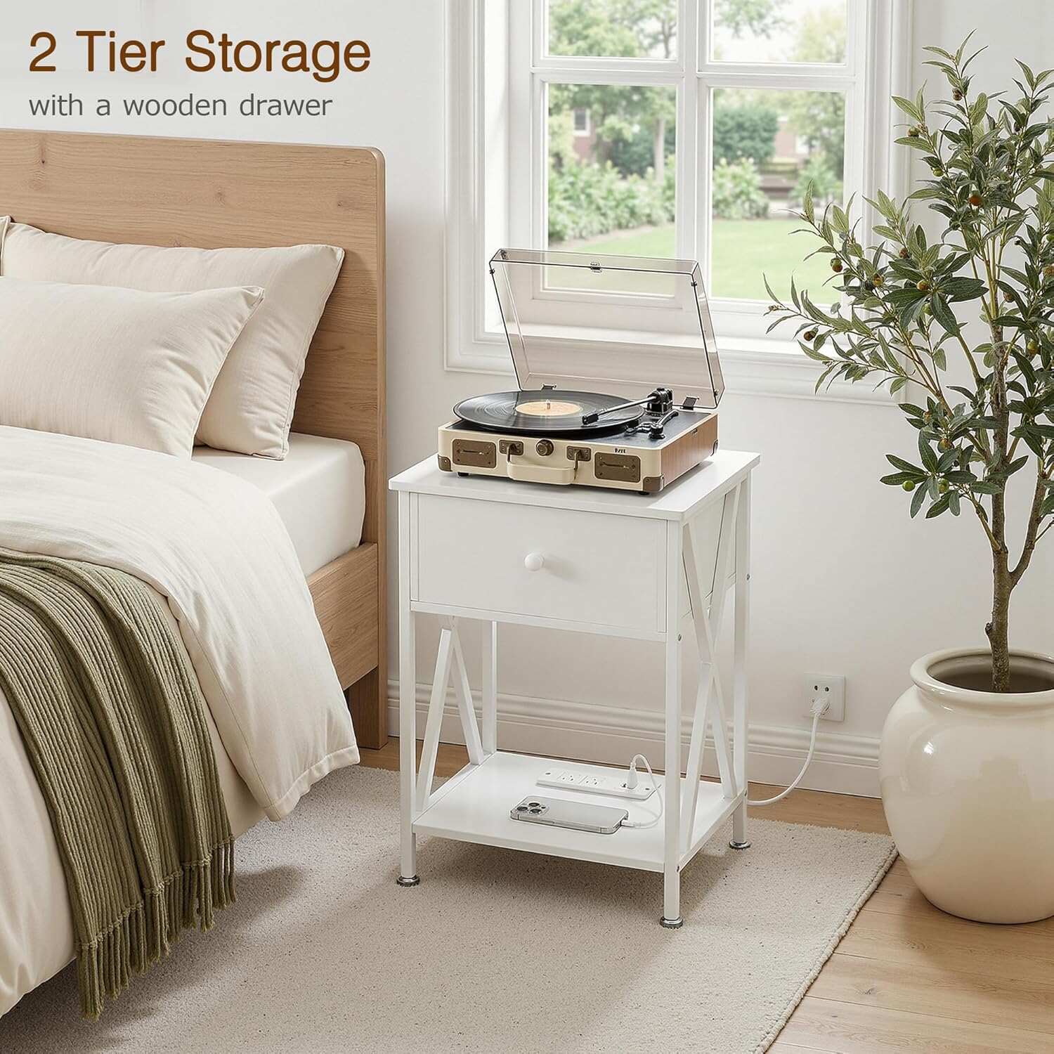 VECELO Nightstand Set of 2