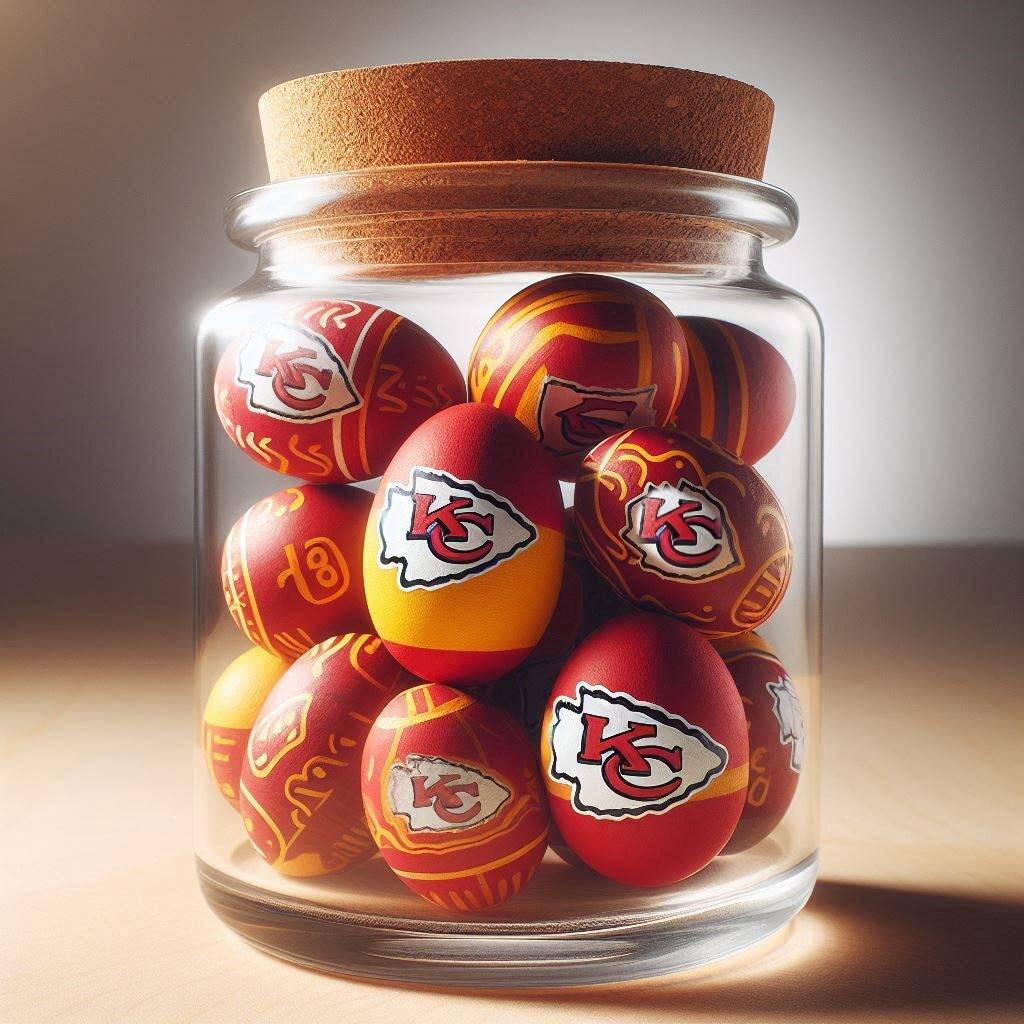 Football Team Egg Jar