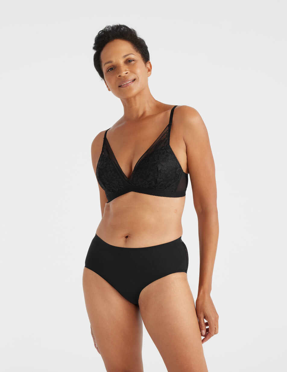 Lace Deep-V Bra