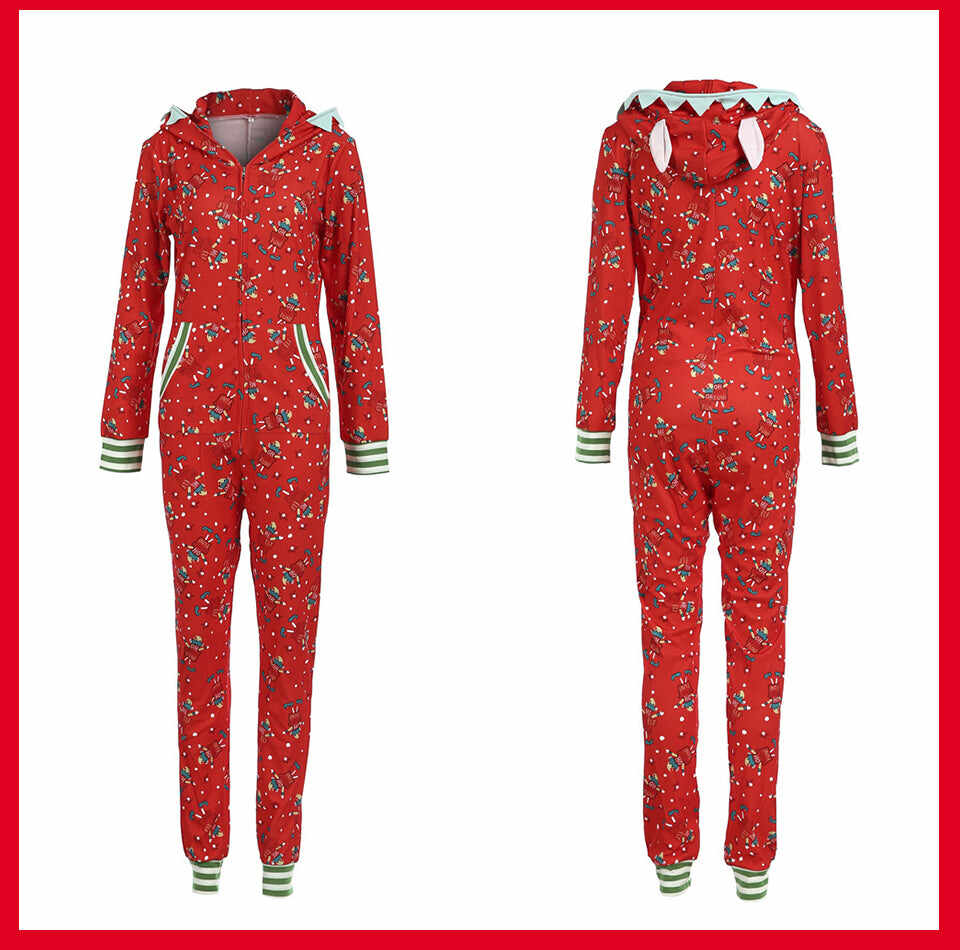 Elf Matching Family Onesies With Hood