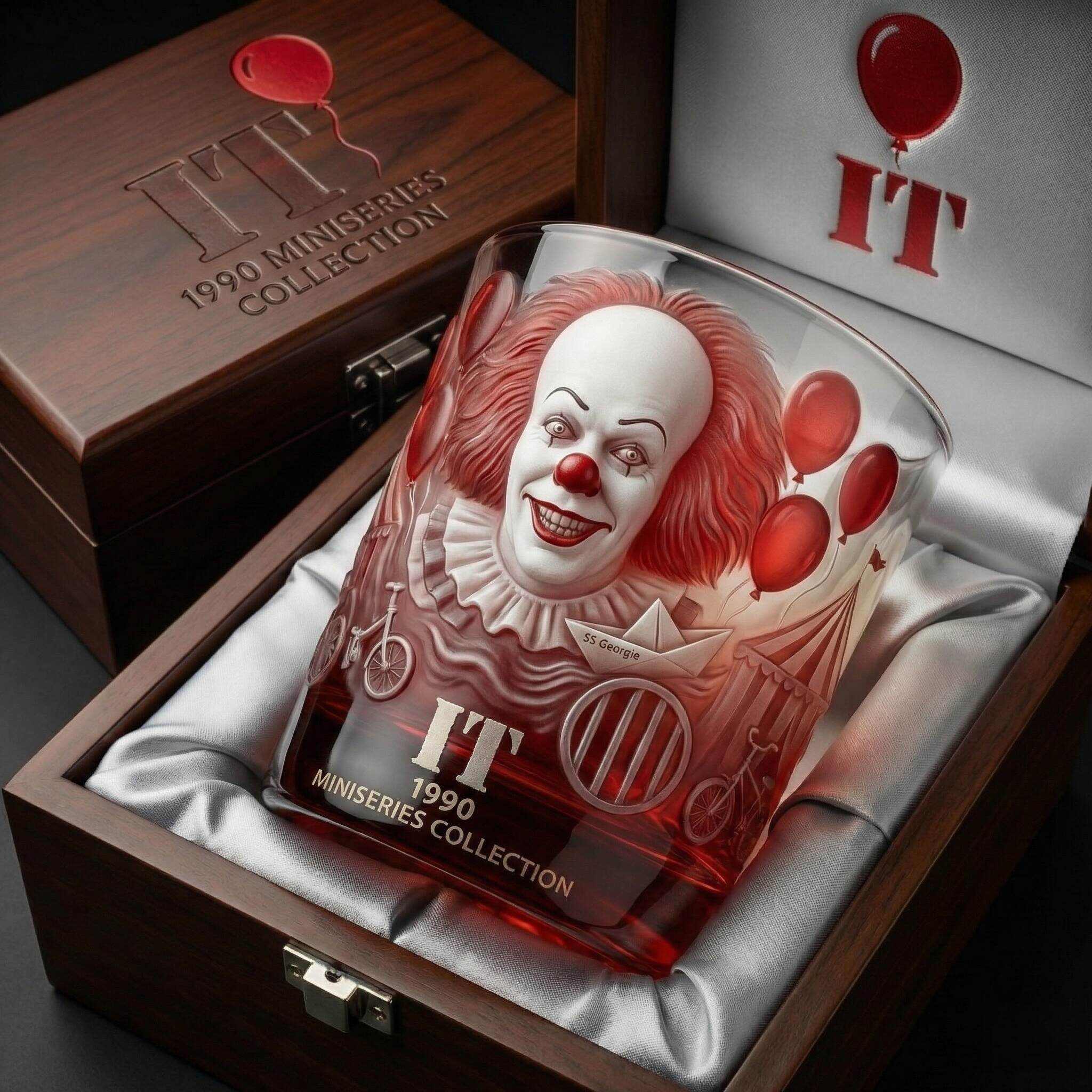 🩸 IT Pennywise 40th Anniversary Collector Whiskey Glass
