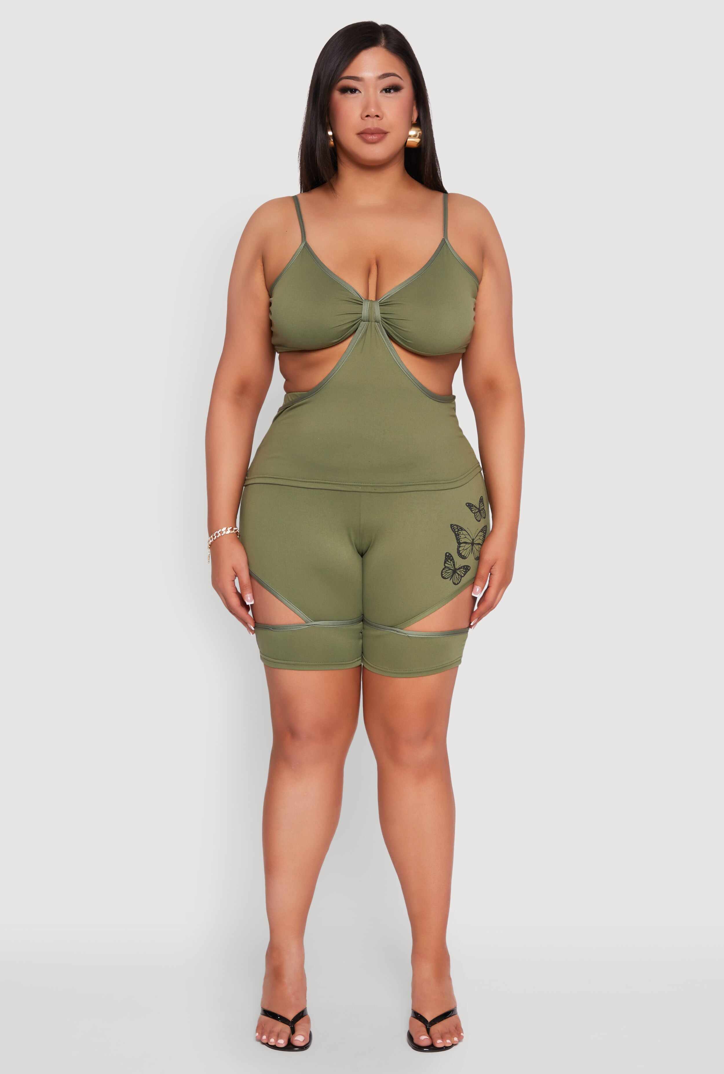 Plus Size Cut Out Cami