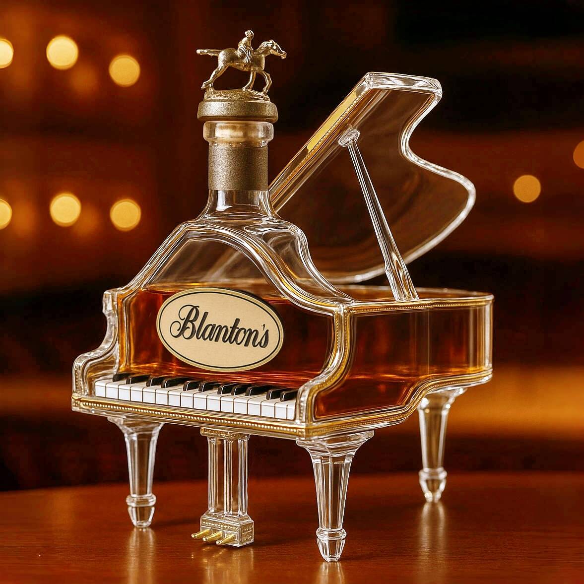 Piano Whiskey Bottle