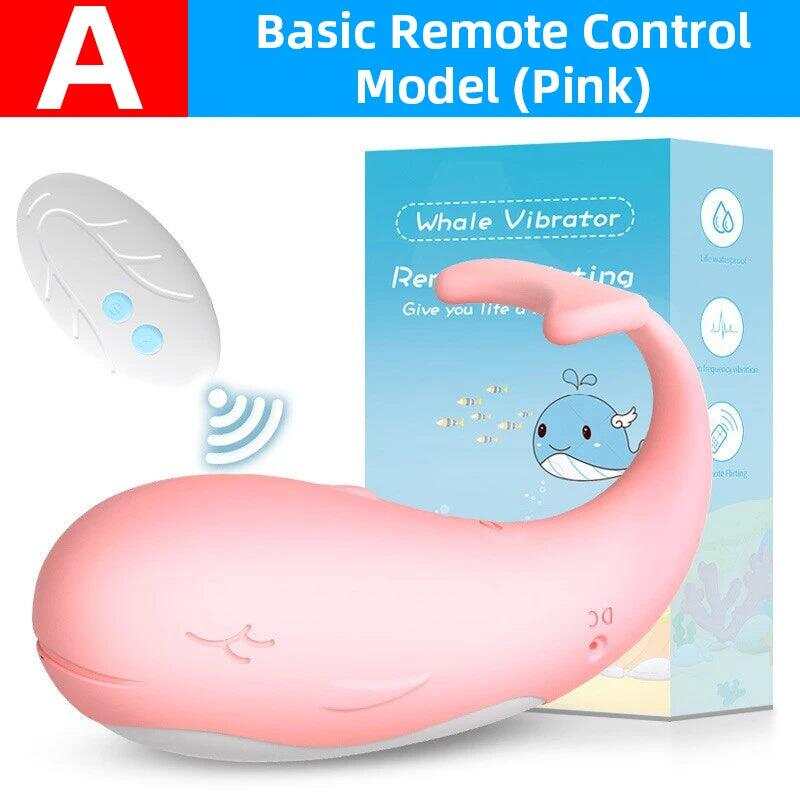 Little Whale Remote-Controlled Vibrating Egg – 10 Modes, Wearable G-Spot & Clitoral Stimulator