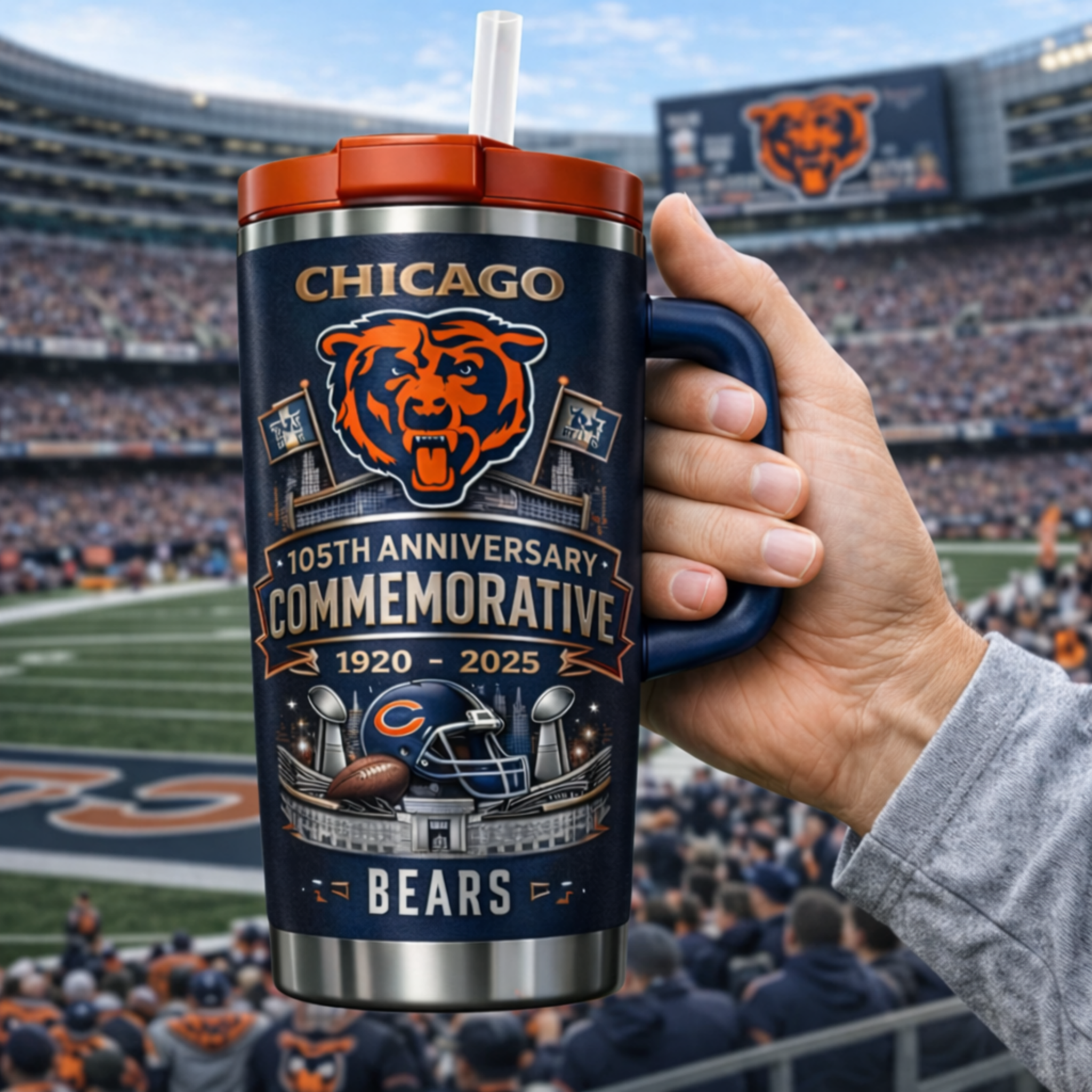Bears 105th Anniversary Tumbler