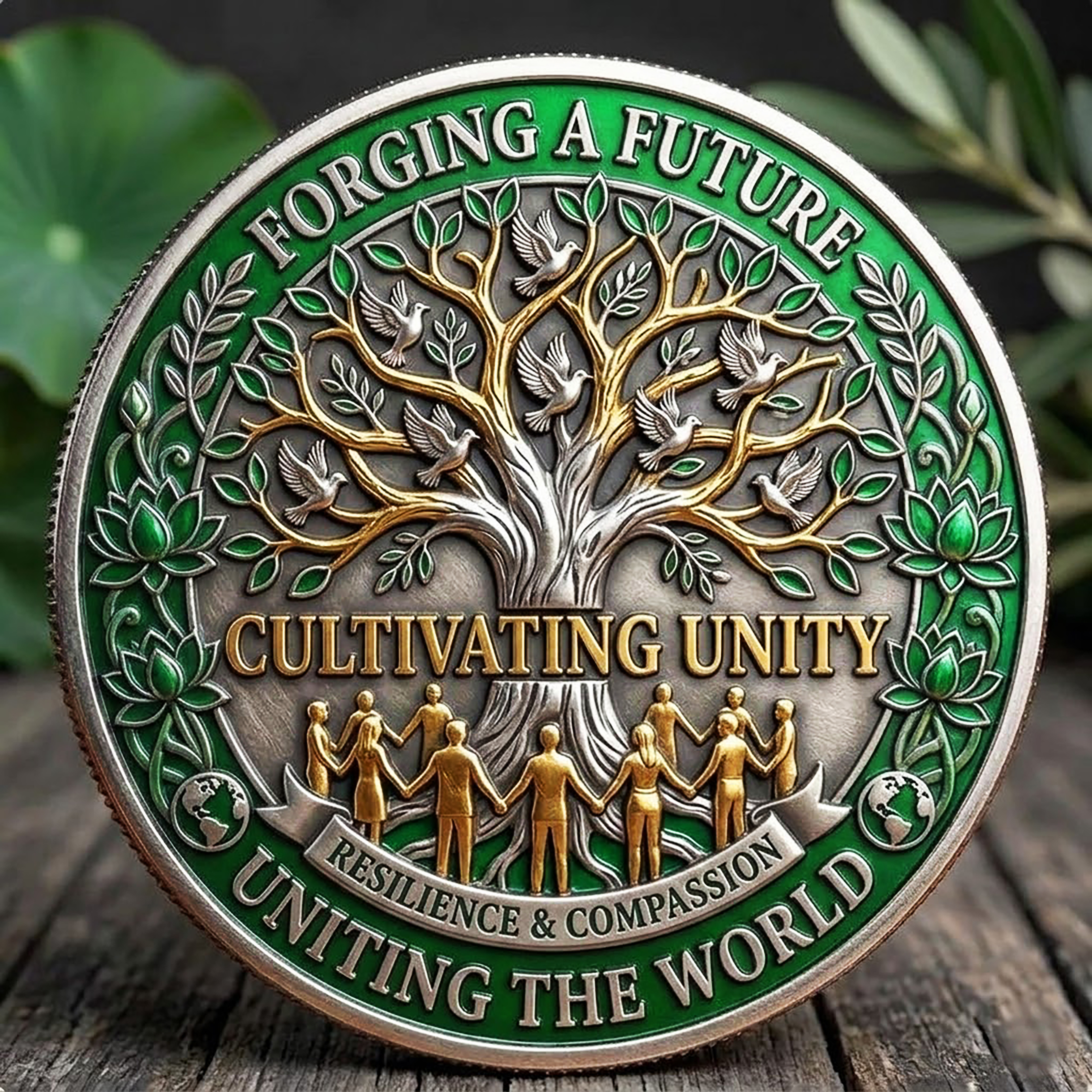 🌍 One World Global Peace Commemorative Coin