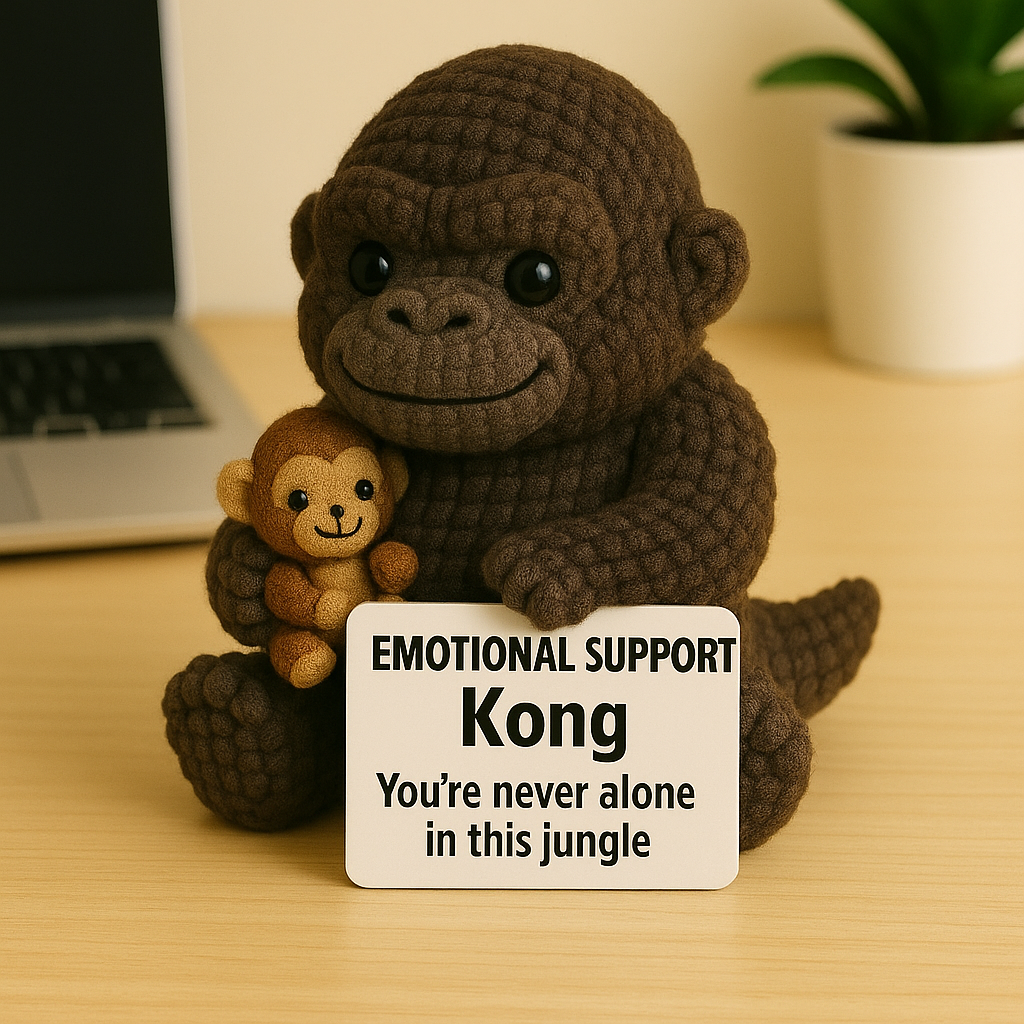 Godzilla Crocheted Emotional Support Dolls