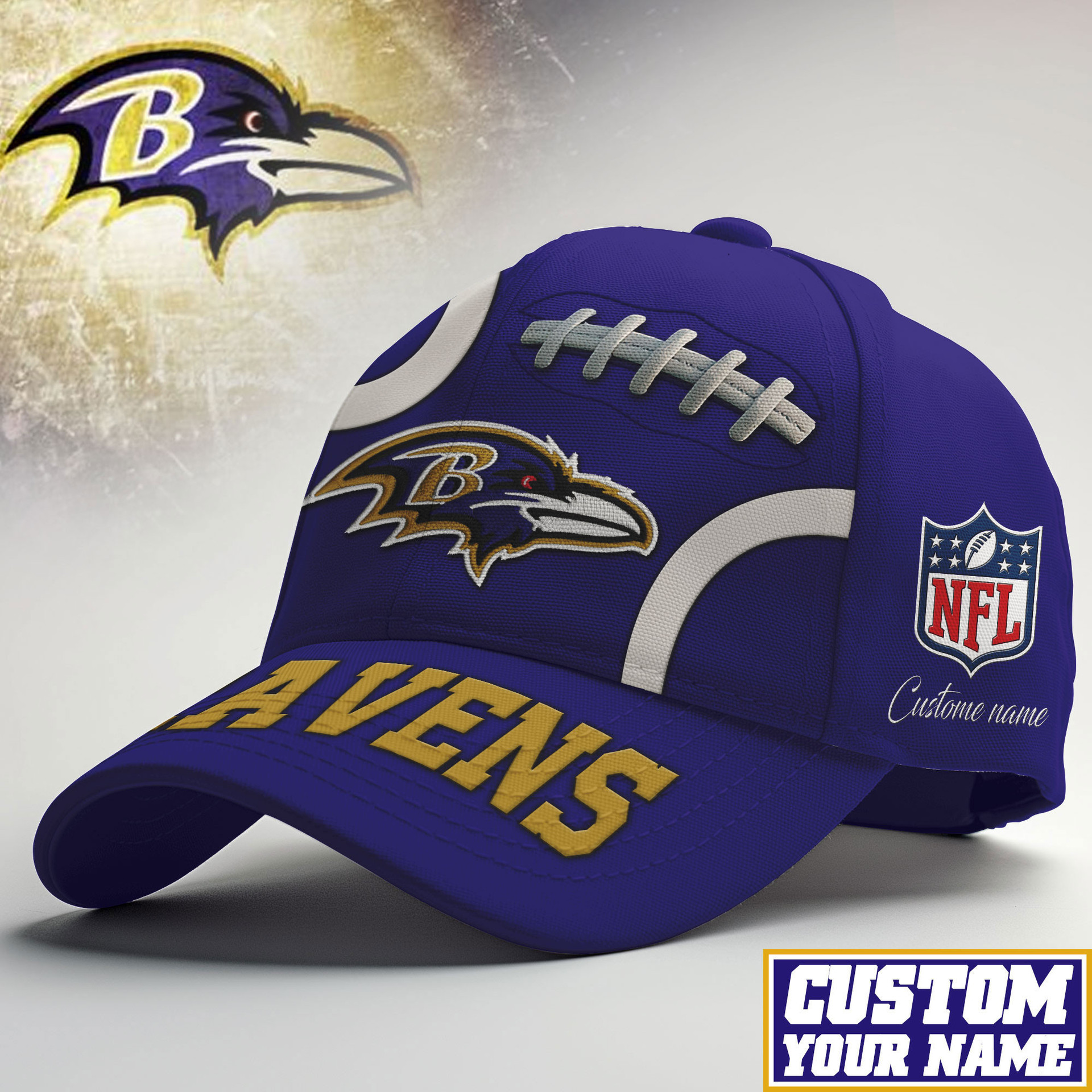Baltimore Ravens | PREMIUM CLASSIC CAP NFL FOOTBALL TD