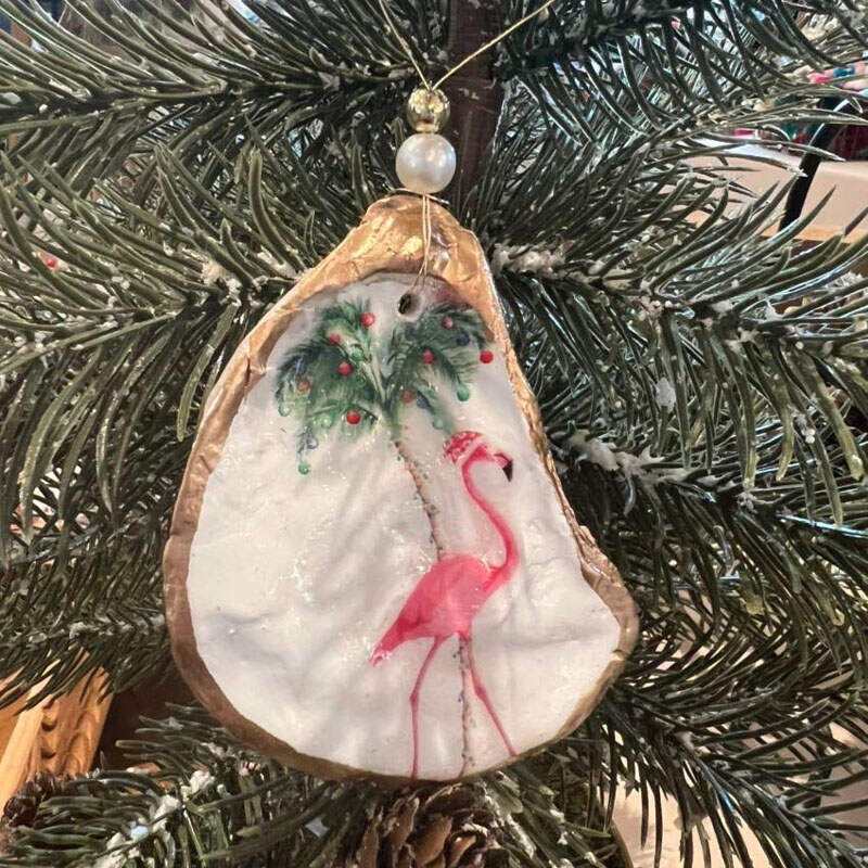 Oyster Shell Ornament