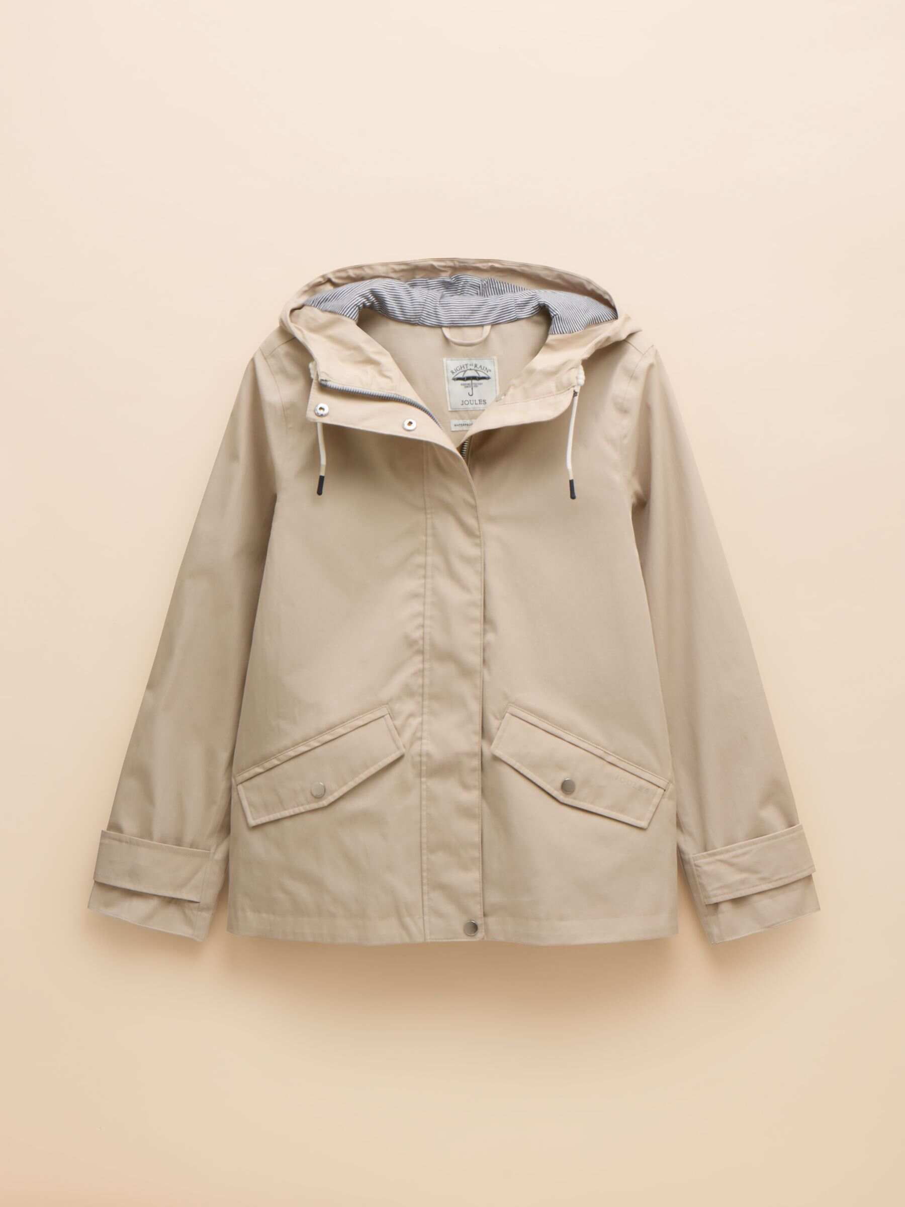 Waterproof Navy Raincoat with Hood