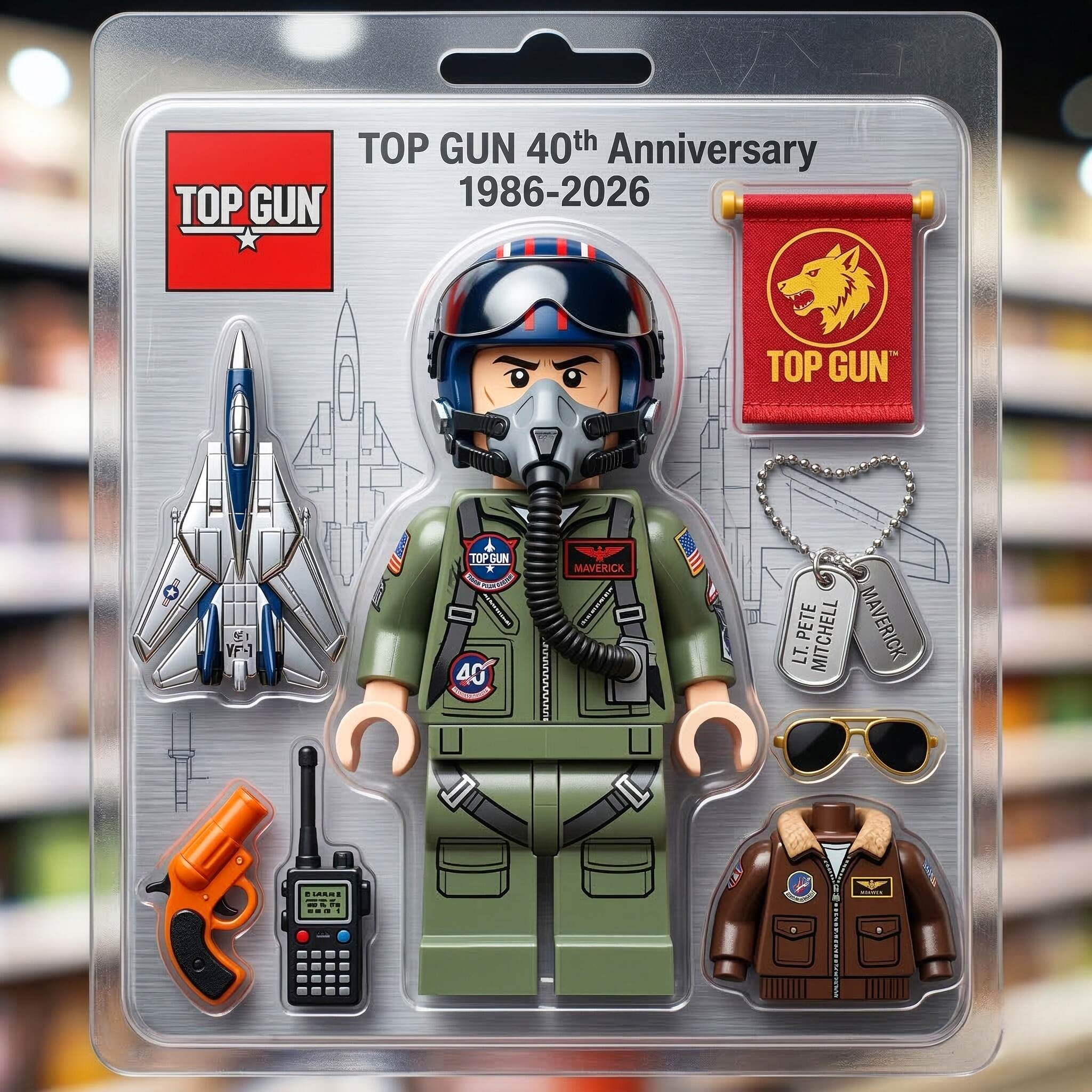 TOP GUN 40th Anniversary（1986–2026）Building Block Set