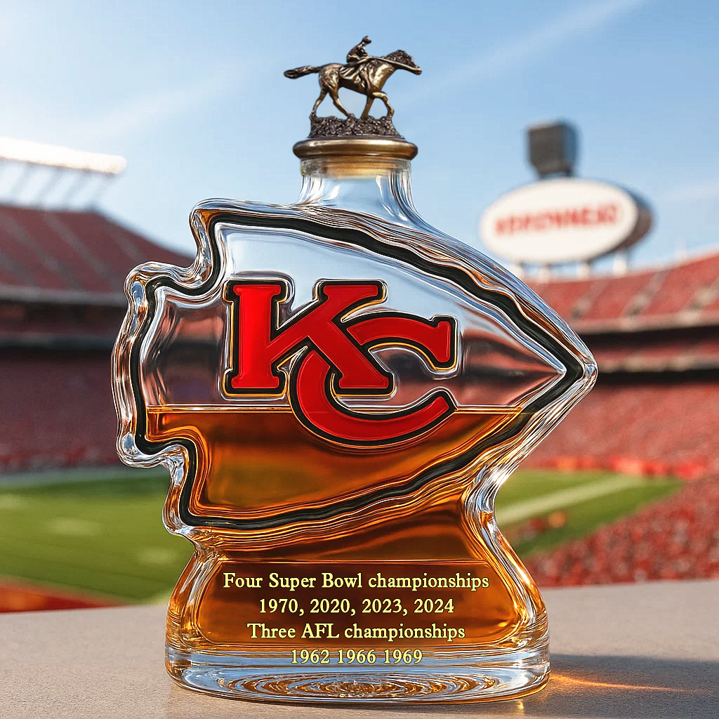 Kansas City Chiefs Honor Whiskey Bottle