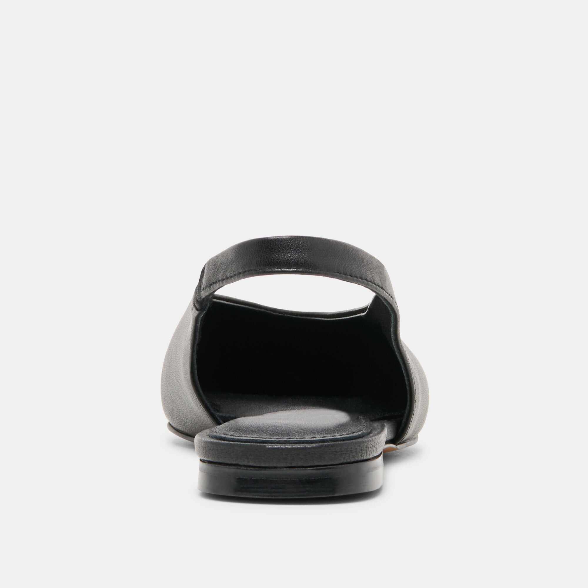 KENDLE FLATS BLACK LEATHER