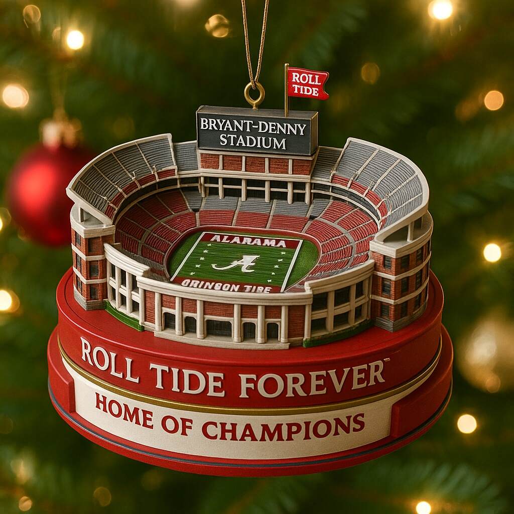 Bryant–Denny Stadium Christmas Ornament