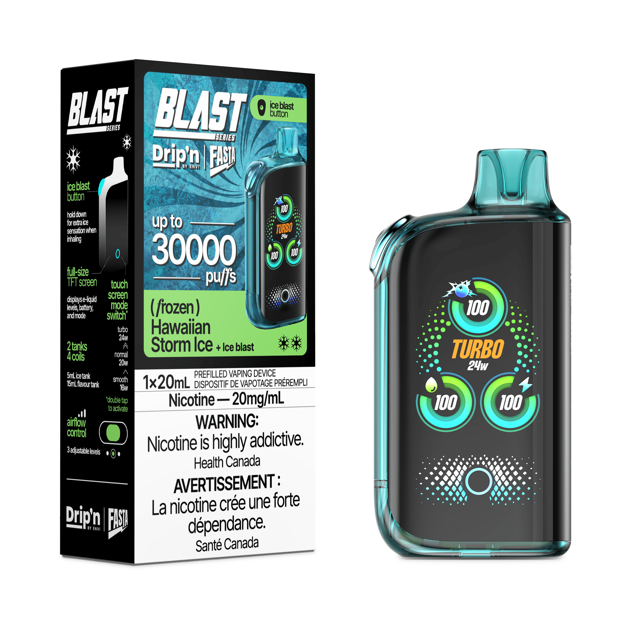 WAKA Drip'n × Fasta Blast 30K