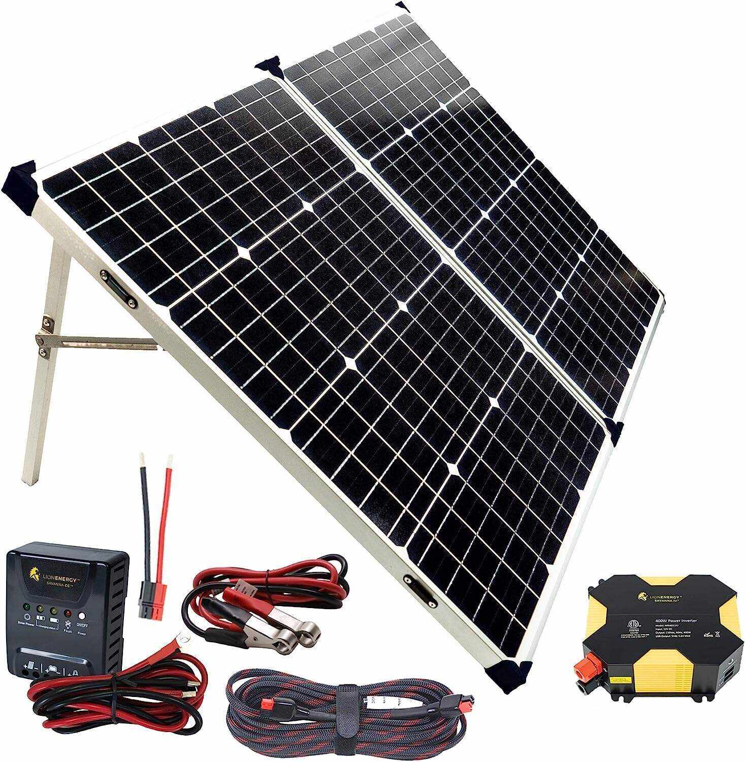 12V DIY Solar Power Kit with 400W Inverter