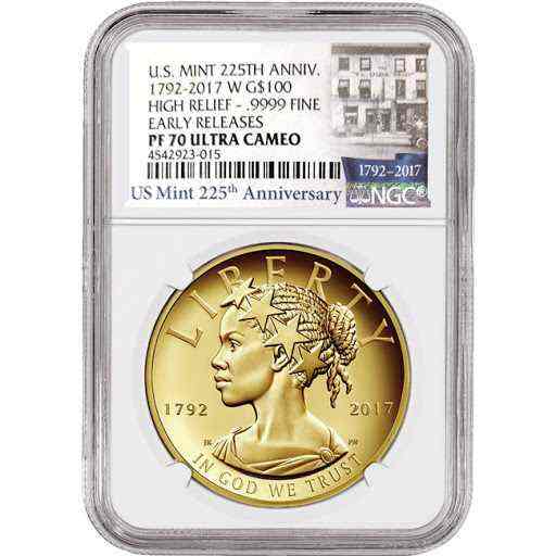 American Liberty One Ounce 225th Anniversary Gold Coin