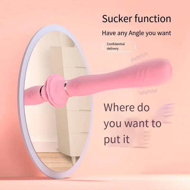 GALAKU Heated Wand Vibrator with Suction Cup