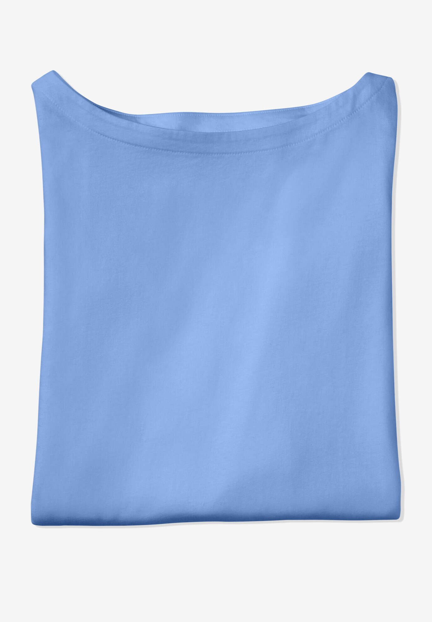 Perfect Three-Quarter Sleeve Boatneck Tee