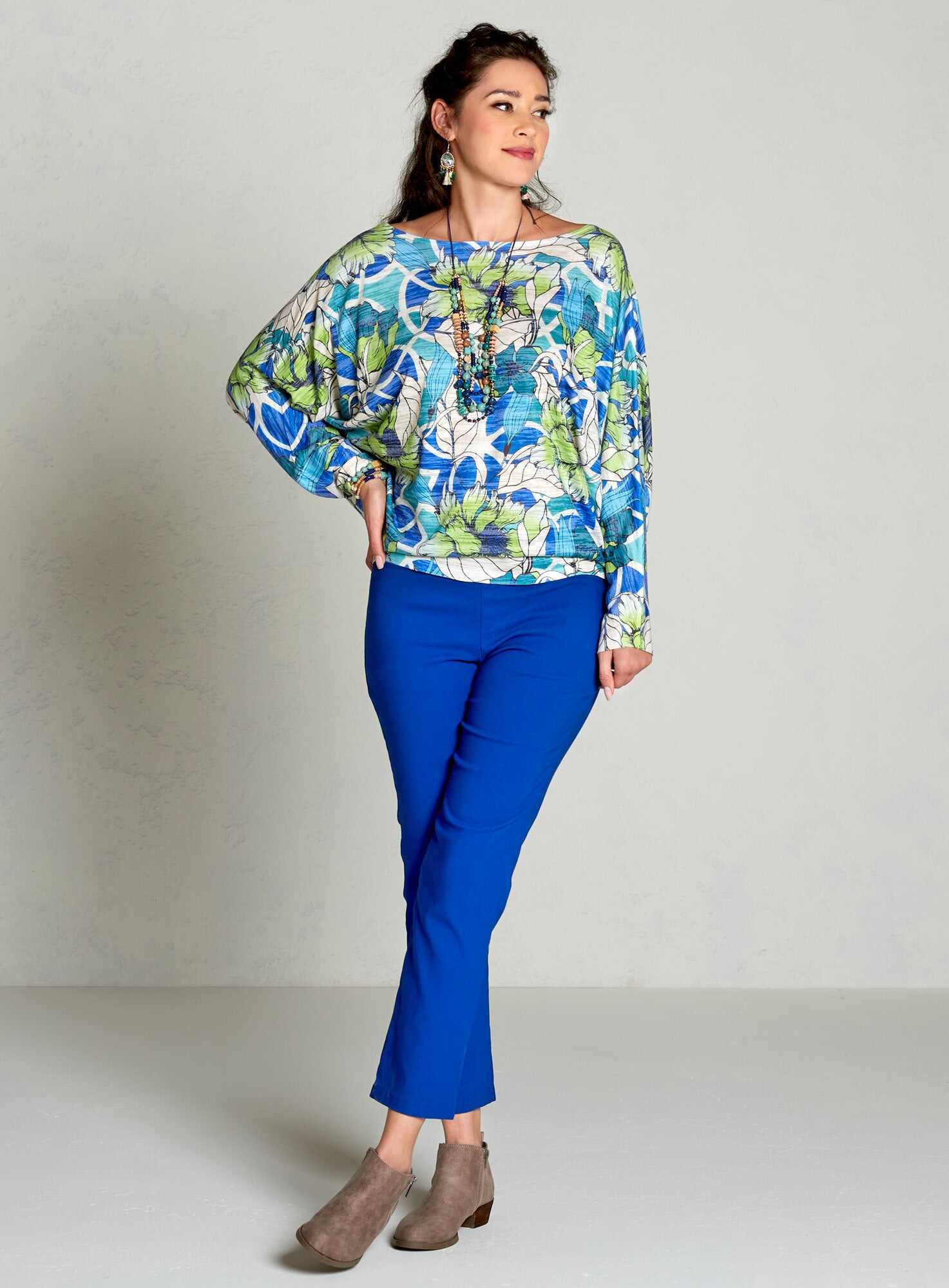 Kick It Up Flat Front Pants