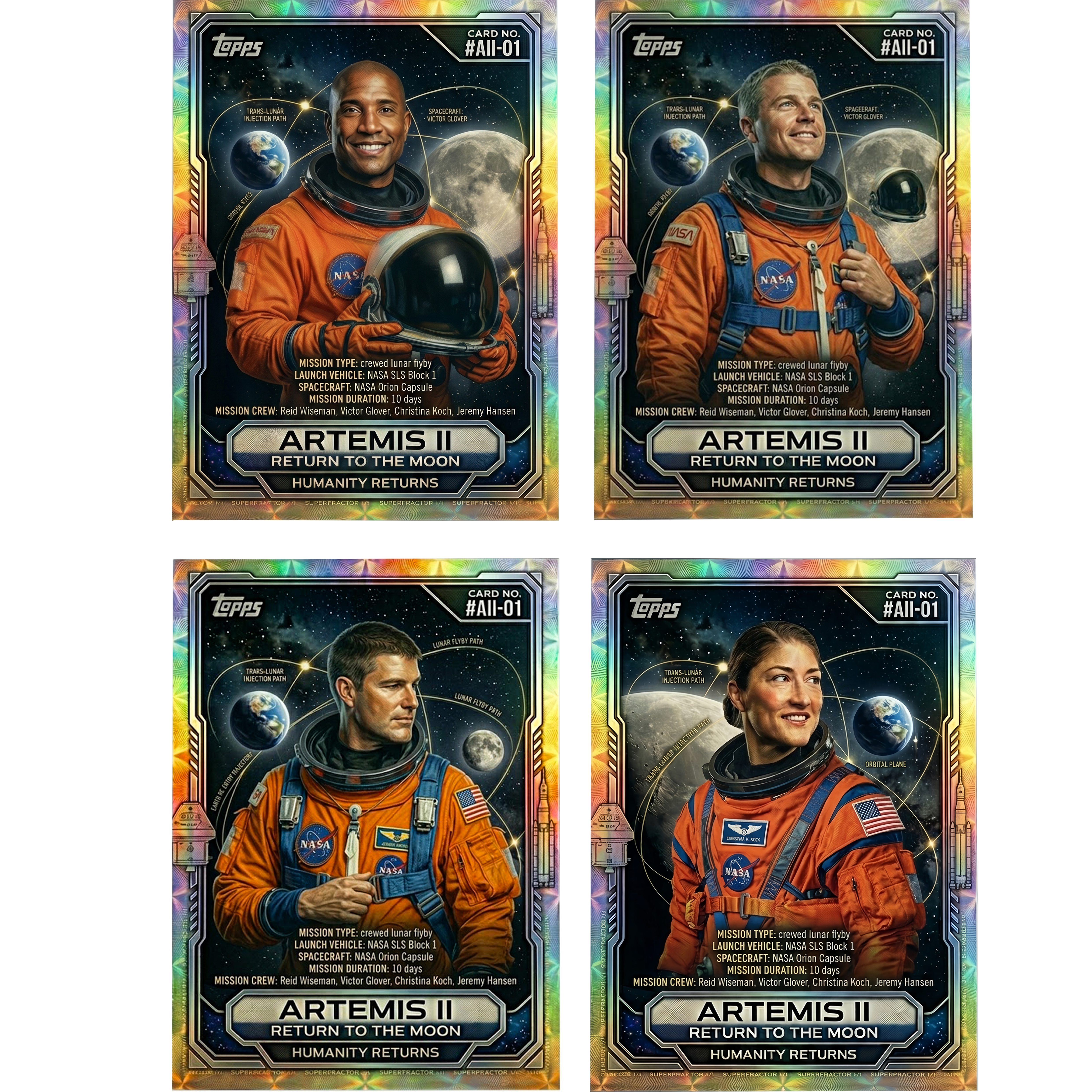 🌌Artemis II NASA Premium Trading Card Box