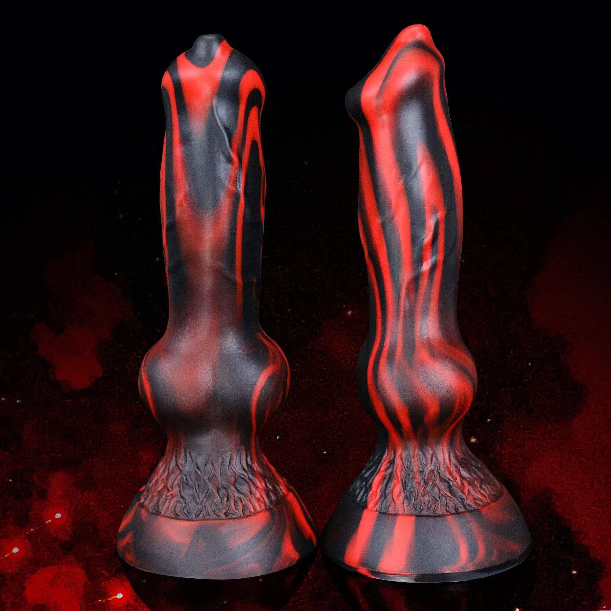 Fantasy Dog Dildo with Knot – Anal Plug for Prostate Massage and Gay Stimulation