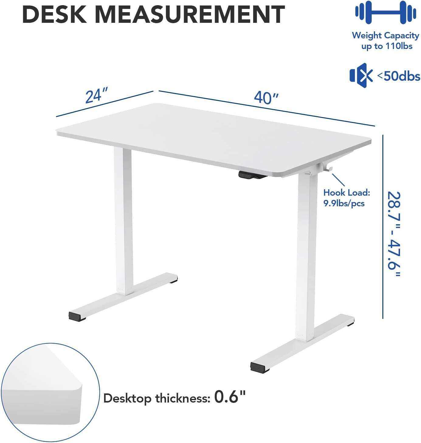 2024 New Electric Lift Computer Desk