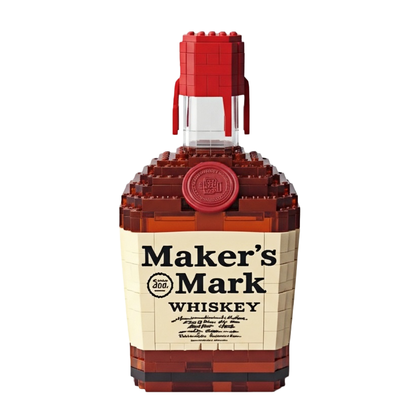 Old-Fashioned Whiskey Bear Brick Set