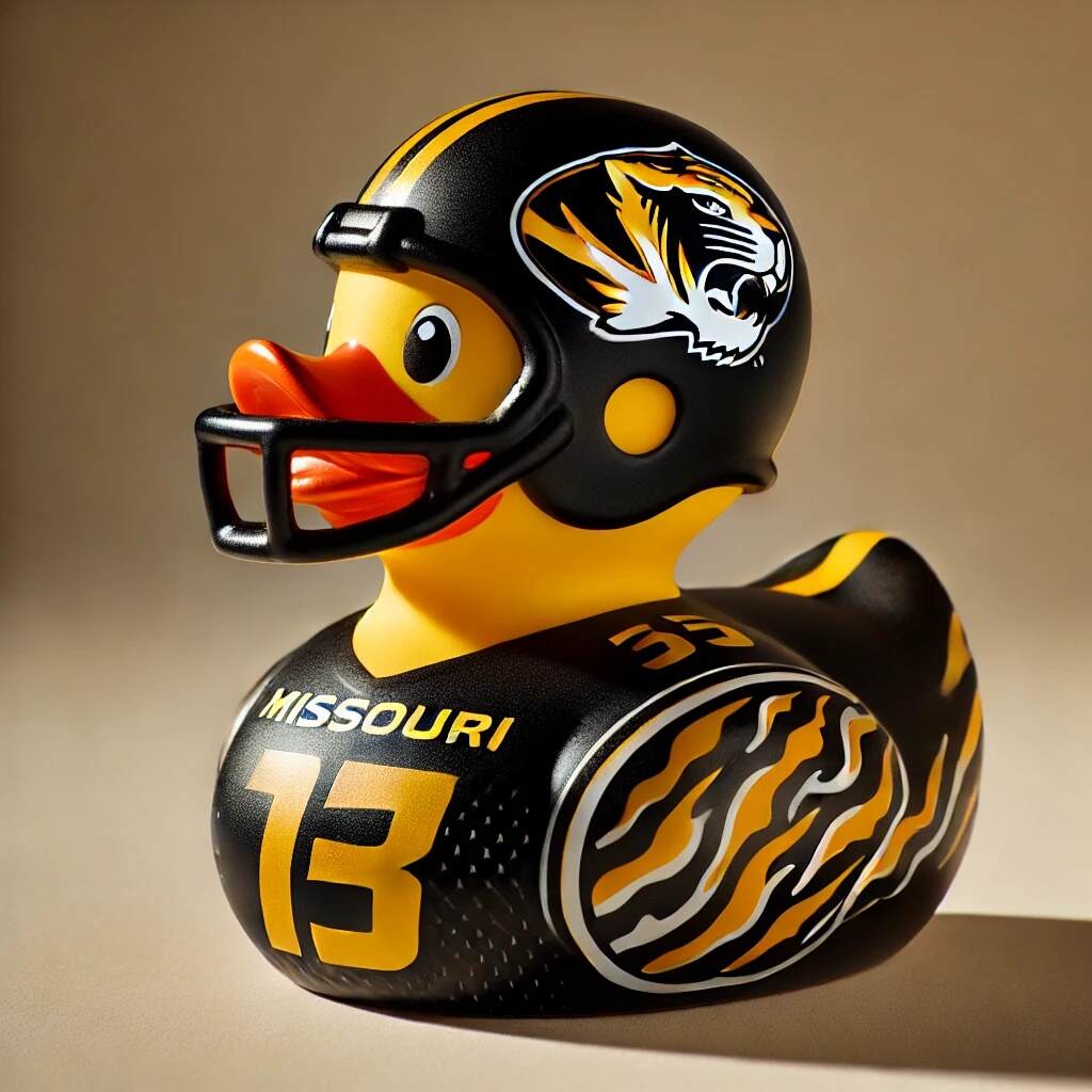 SEC Football Rubber Duck