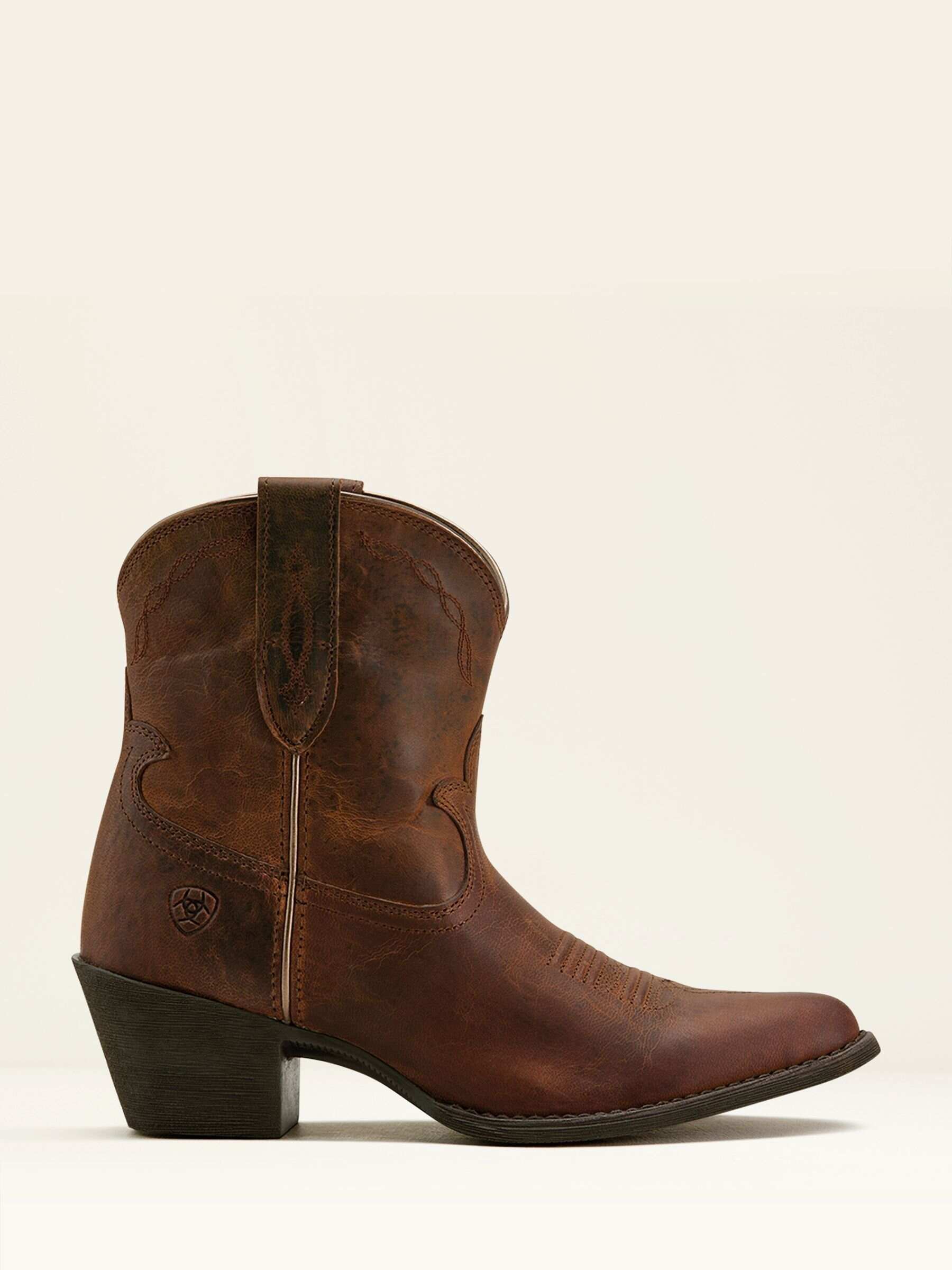 Ariat Brown Ariat Maggie Leather J Toe Western Brown Boots