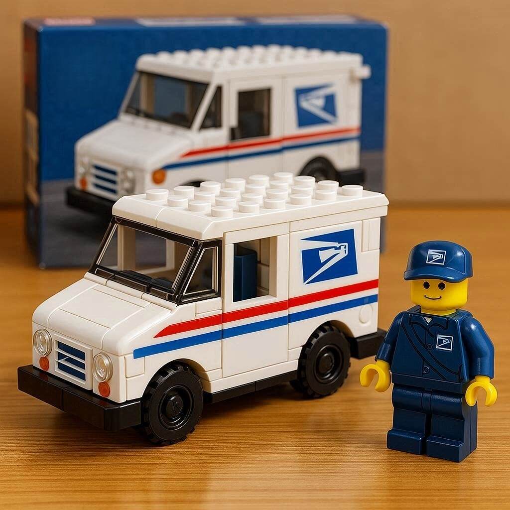 USPS Grumman LLV Building Set