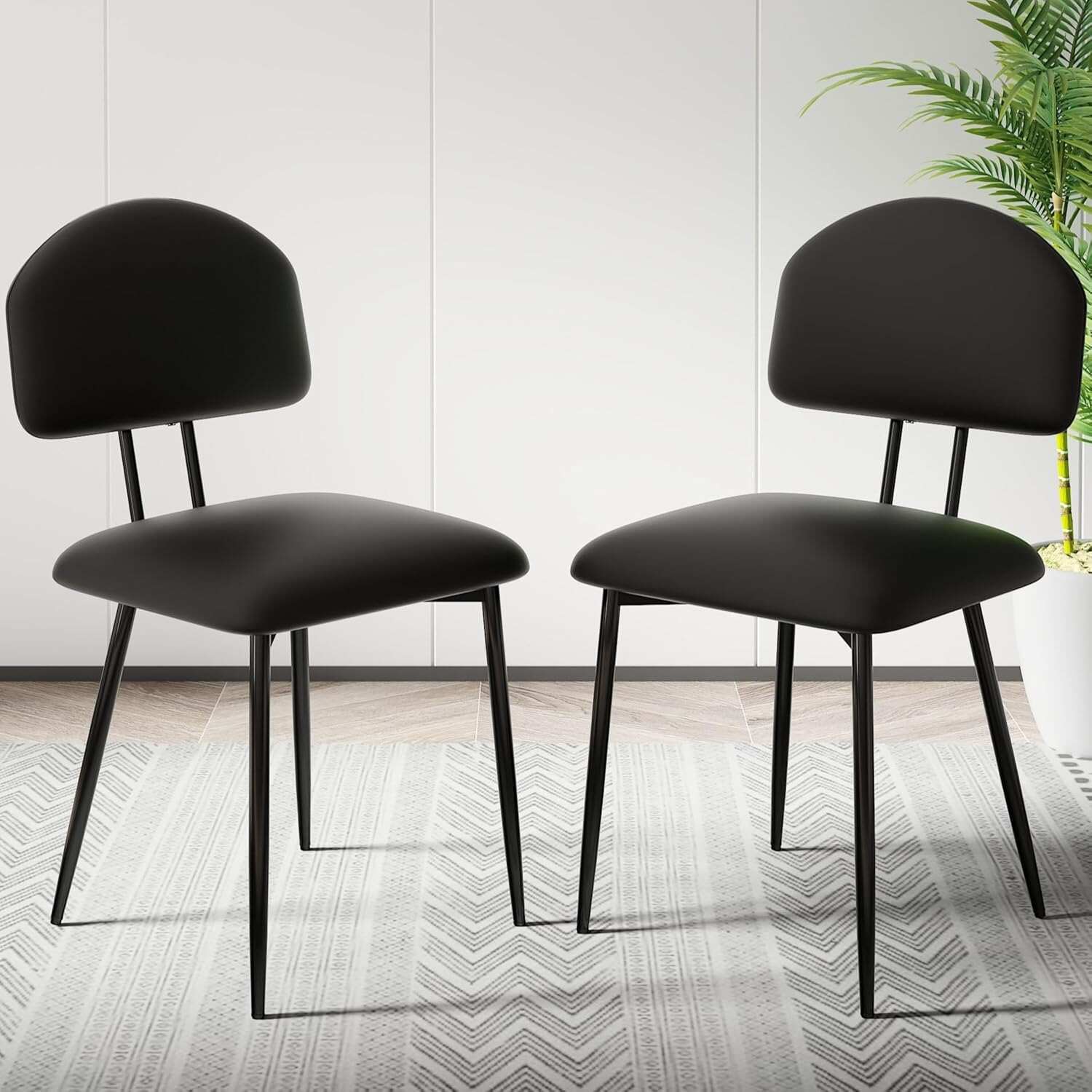 VECELO Dining Chairs Set of 2