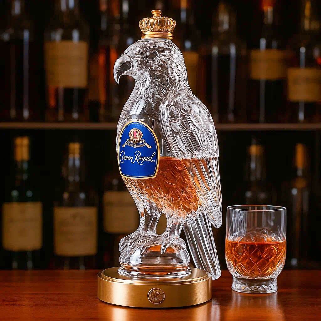 Parrot Whisky Bottle