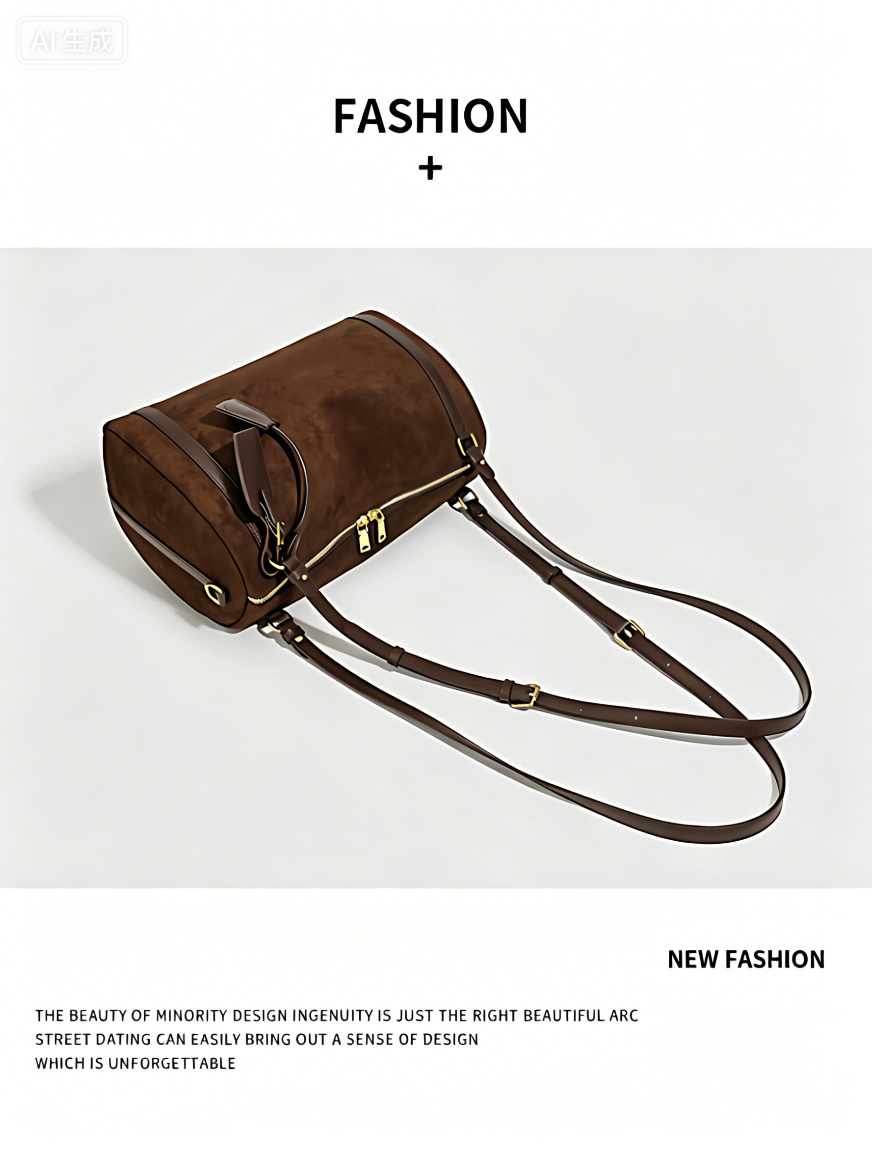 Fashionable women handbag with classic design