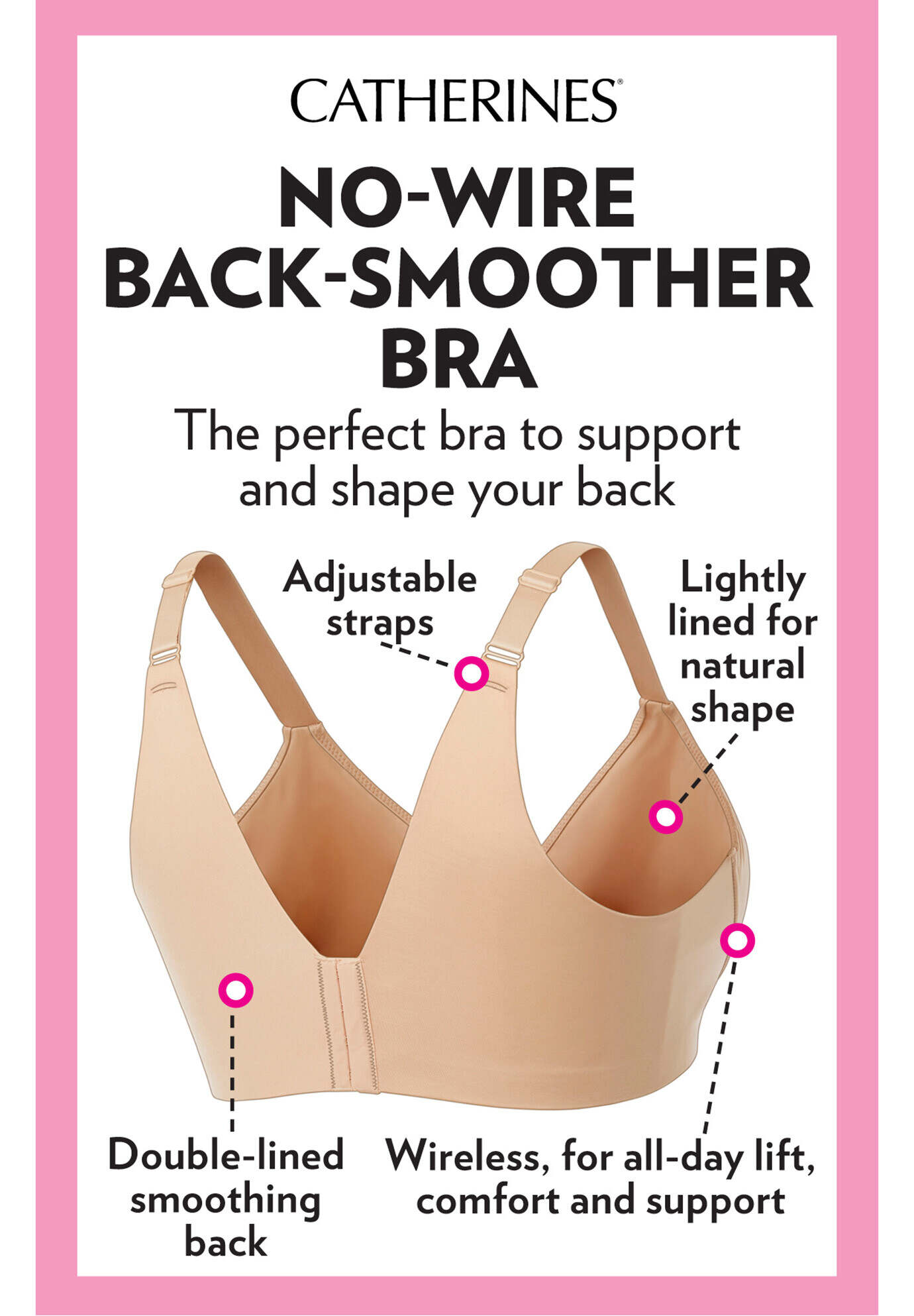 Wireless Back Smoothing Bra