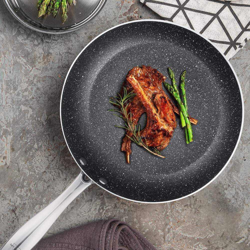 Frying Pan 9.5 Inch, Stone-Derived Nonstick Coating Skillets