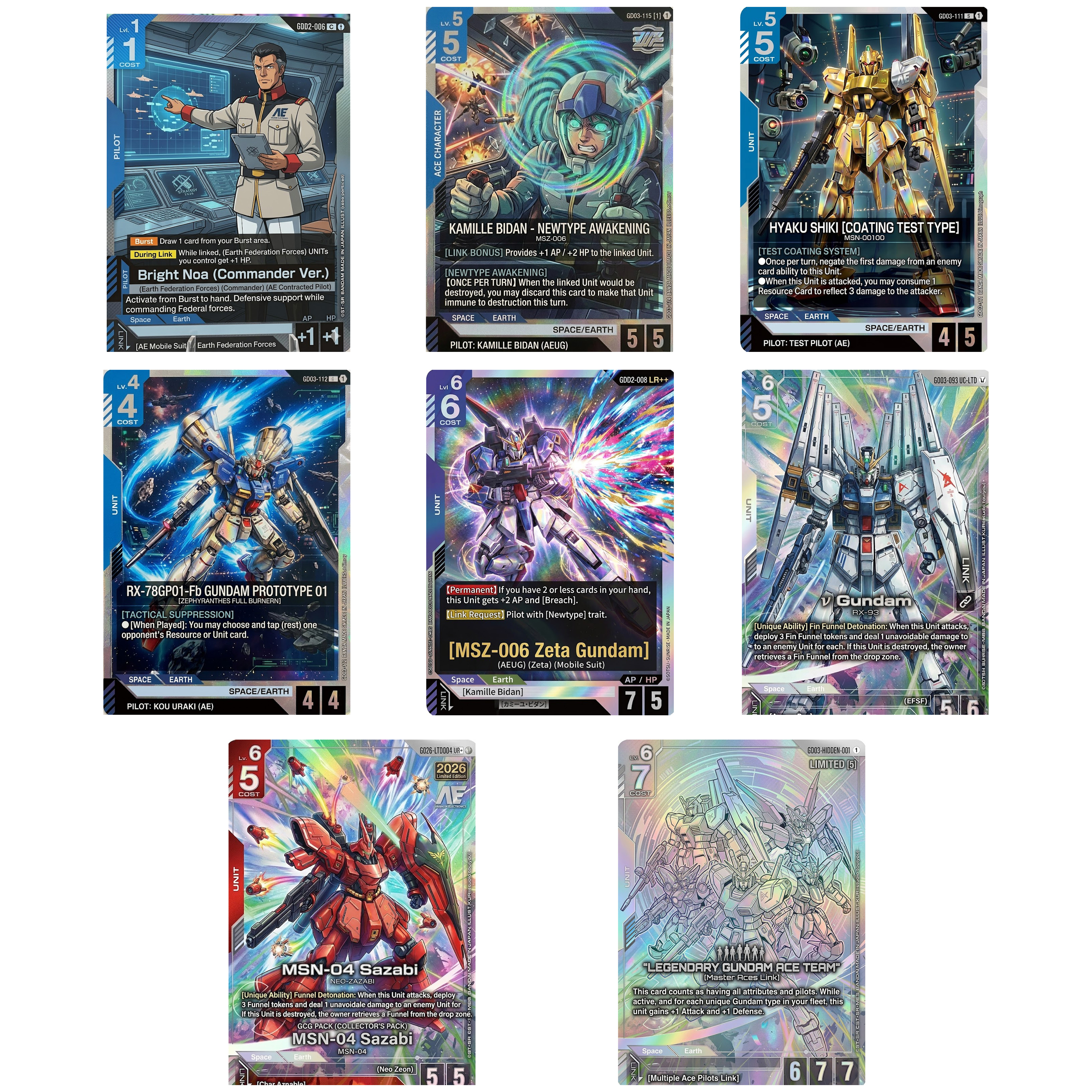 Gundam Card Game 2026 Limited Edition Collector’s Set