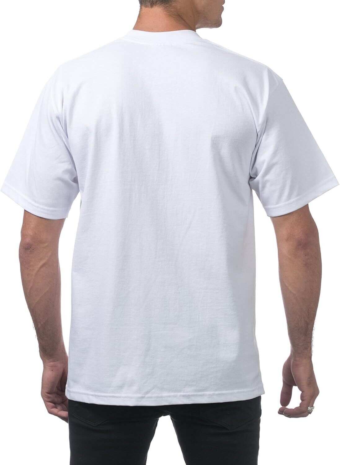 Men's Heavyweight Cotton Short Sleeve Crew Neck T-Shirt