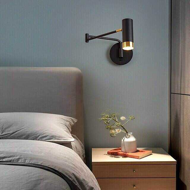 Indoor LED Swing Arm Lights Indoor Wall Lights Living Room Office Aluminium Alloy Wall Light IP44 AC 110V AC 220V 5 W