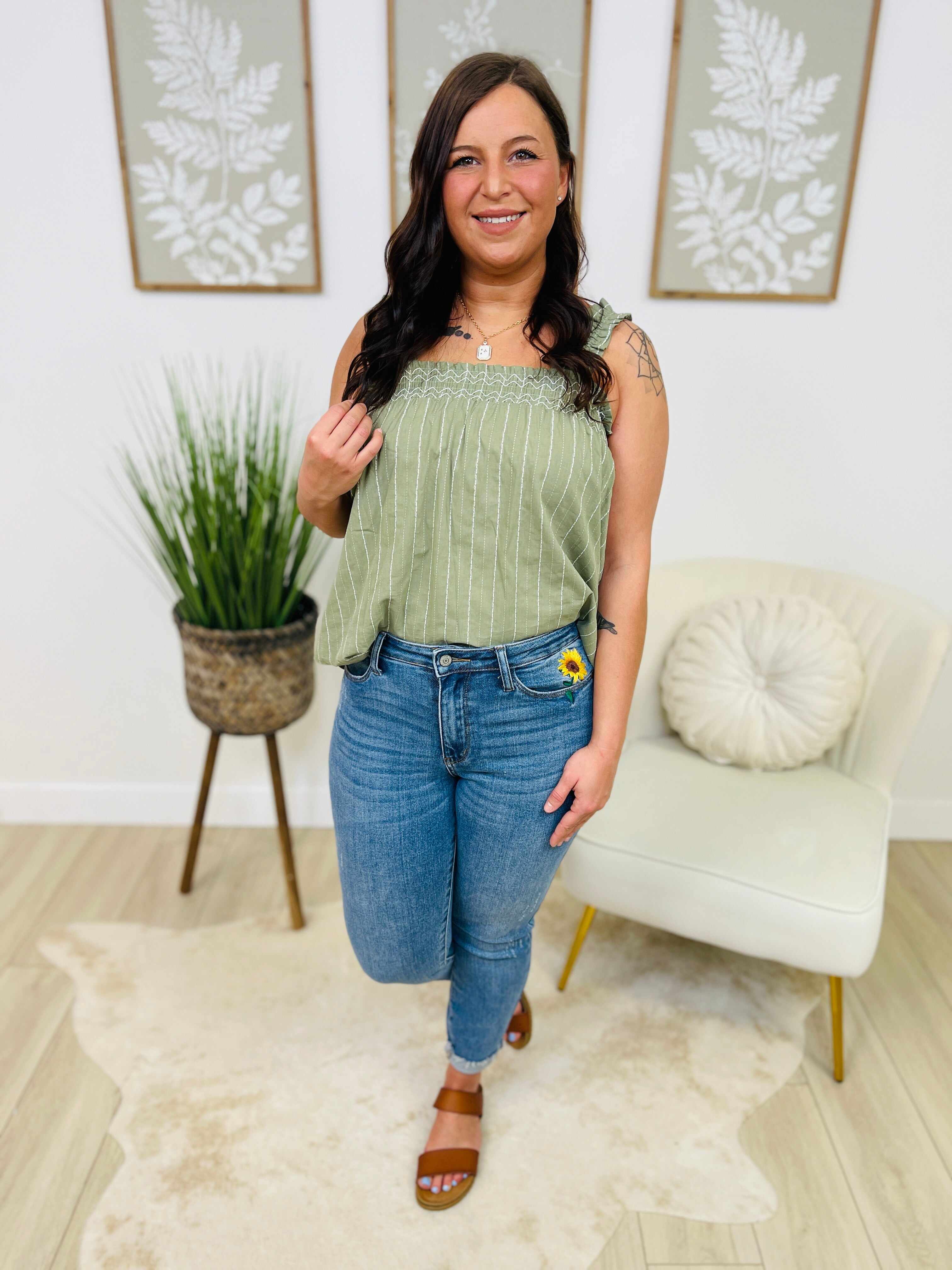 RESTOCK! PLUS/REG Time To Bloom Relaxed Fit Jeans
