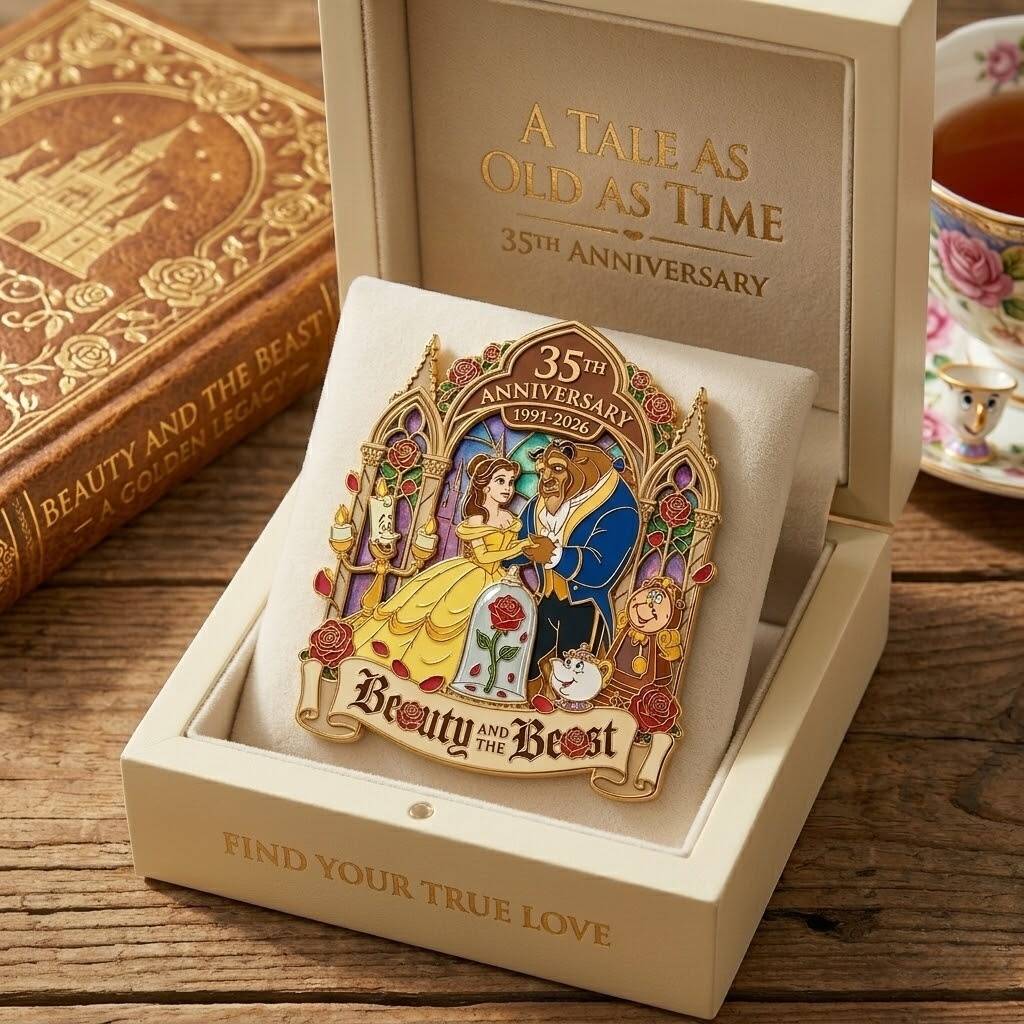 “A Tale As Old As Time” 35th Anniversary Collector Pin