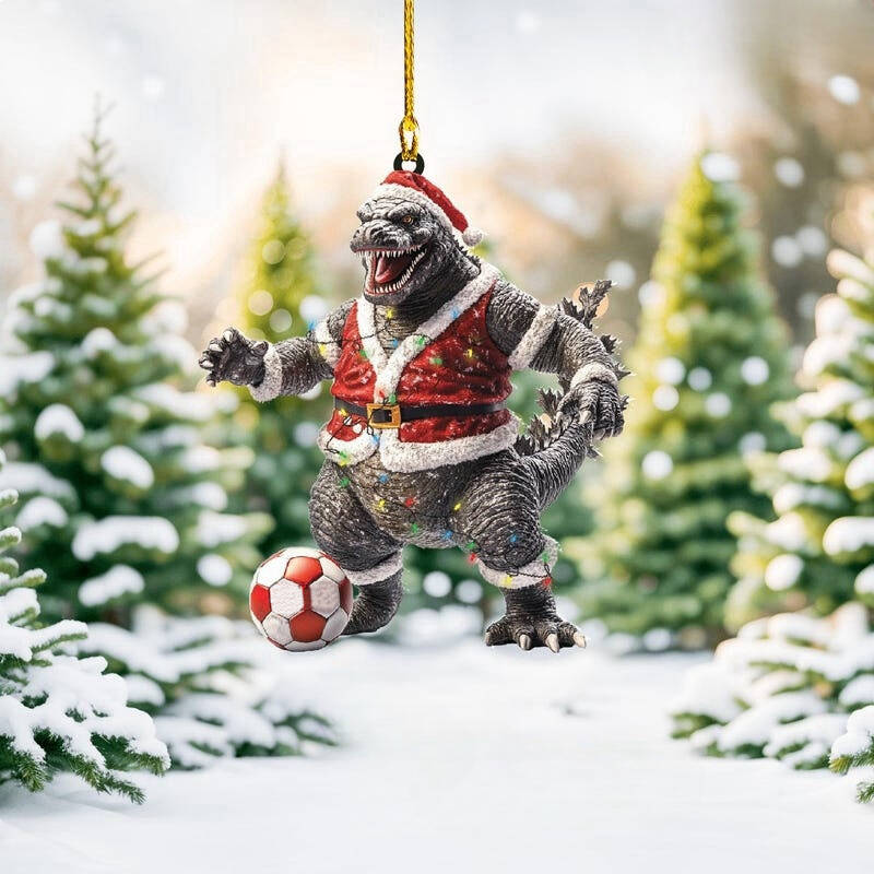 Festive Goodzilla Sports Ornaments