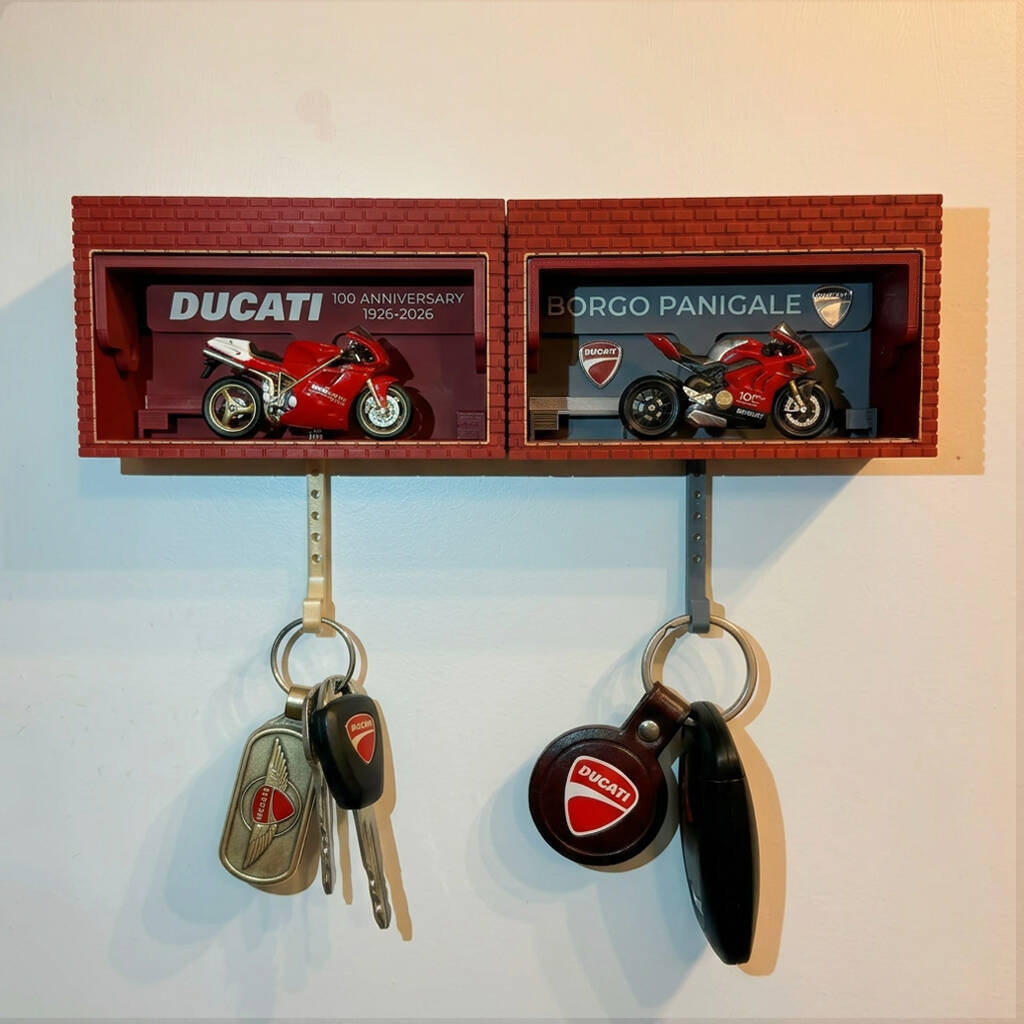 Ducati 100th Anniversary Key Chain（1926-2026）