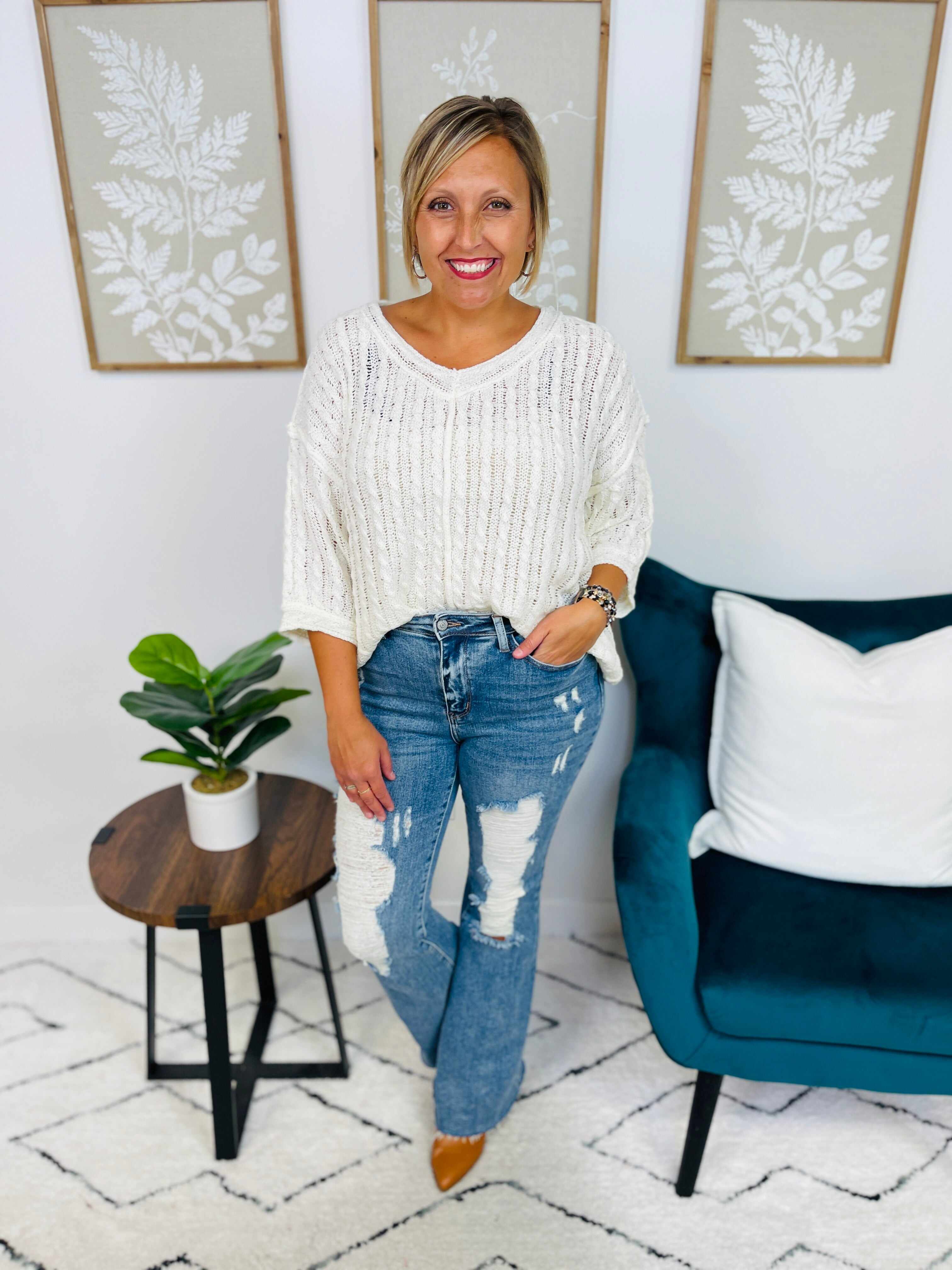 Plus/Reg Dare To Flare Jeans