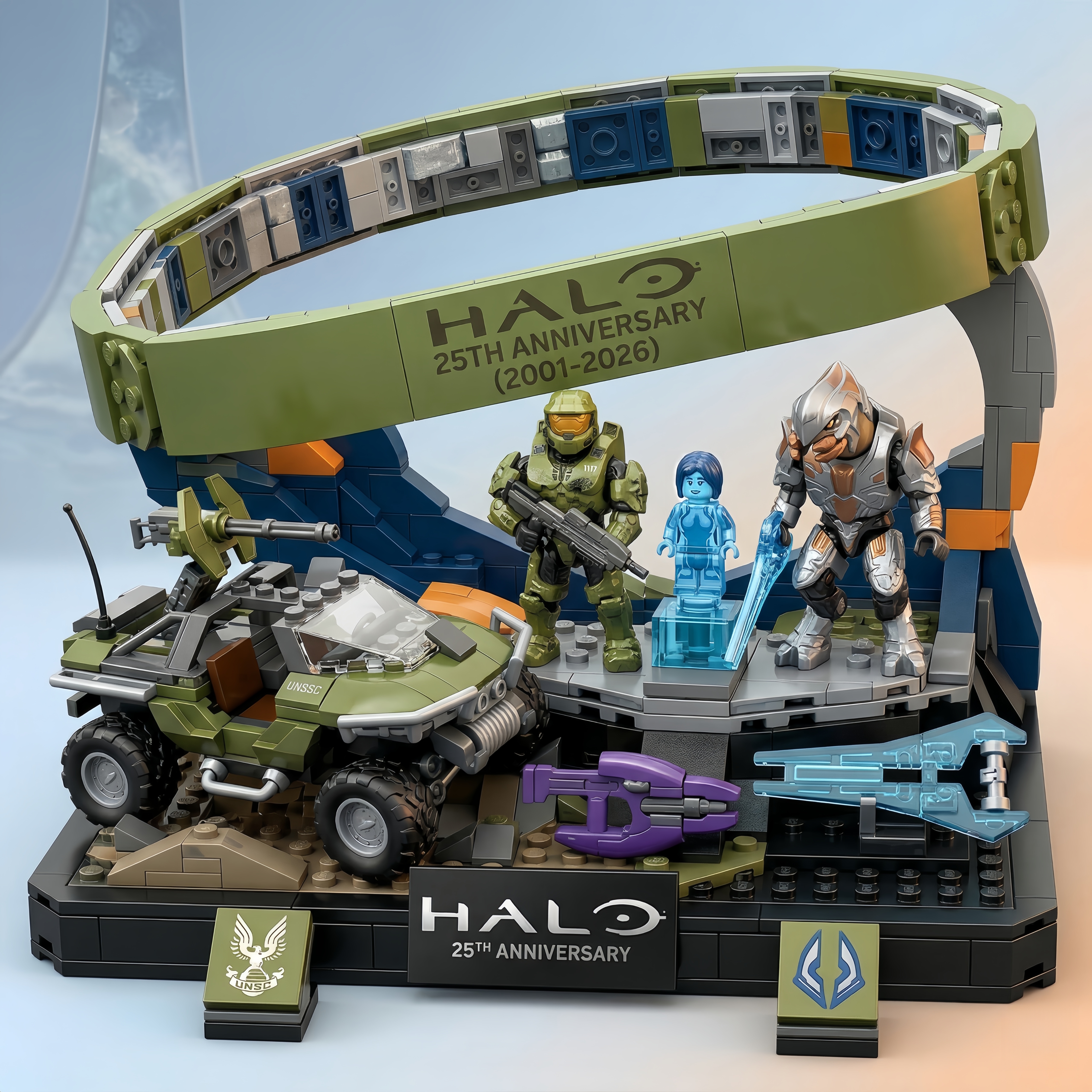 HALO 25th Anniversary Building Blocks Set