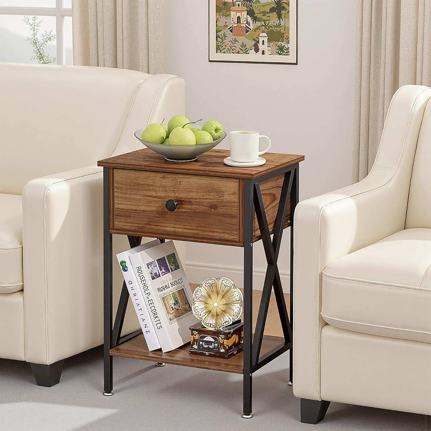 VECELO Nightstand Set of 2