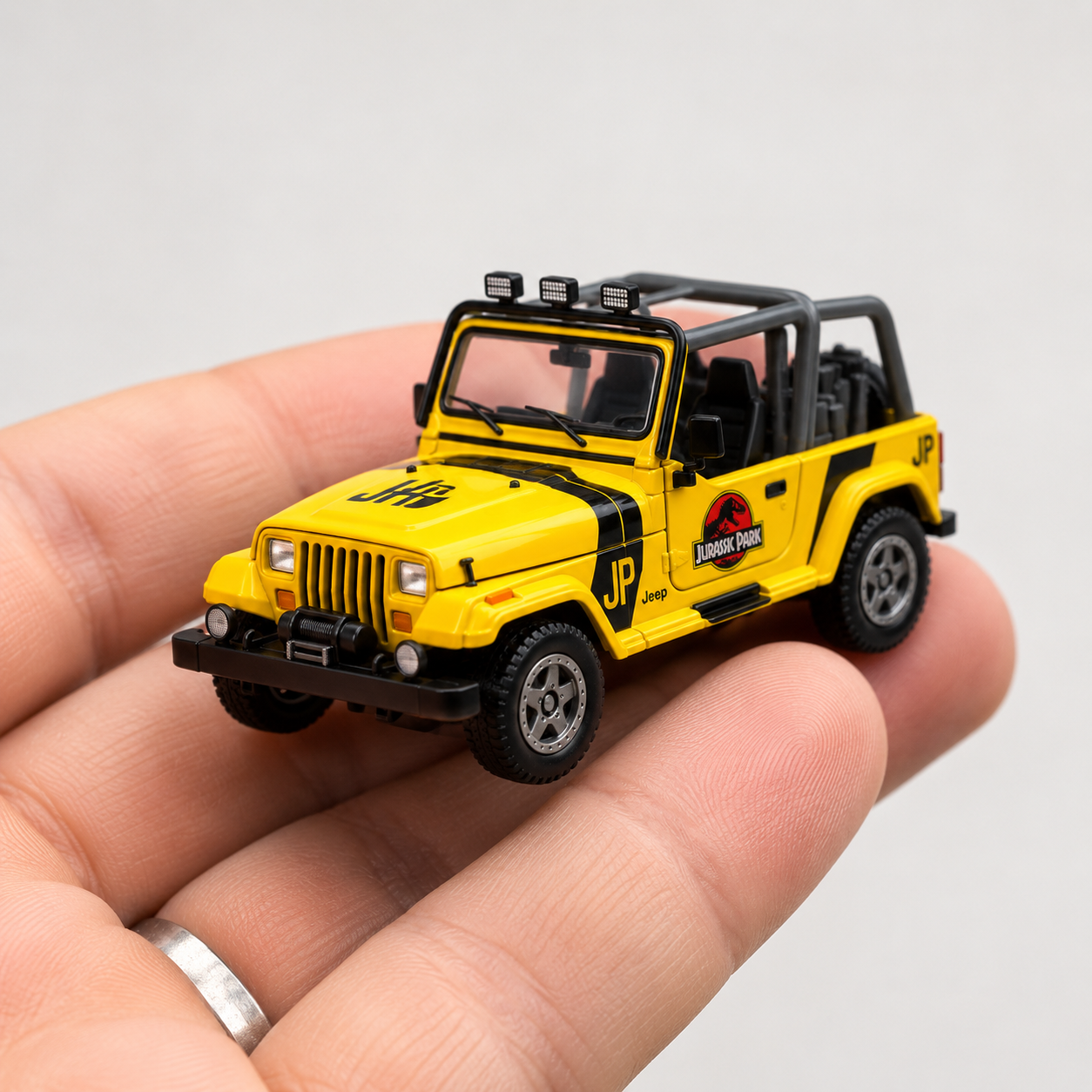 Hot Wheels Jurassic Park 33rd Anniversary Jeep Wrangler YJ