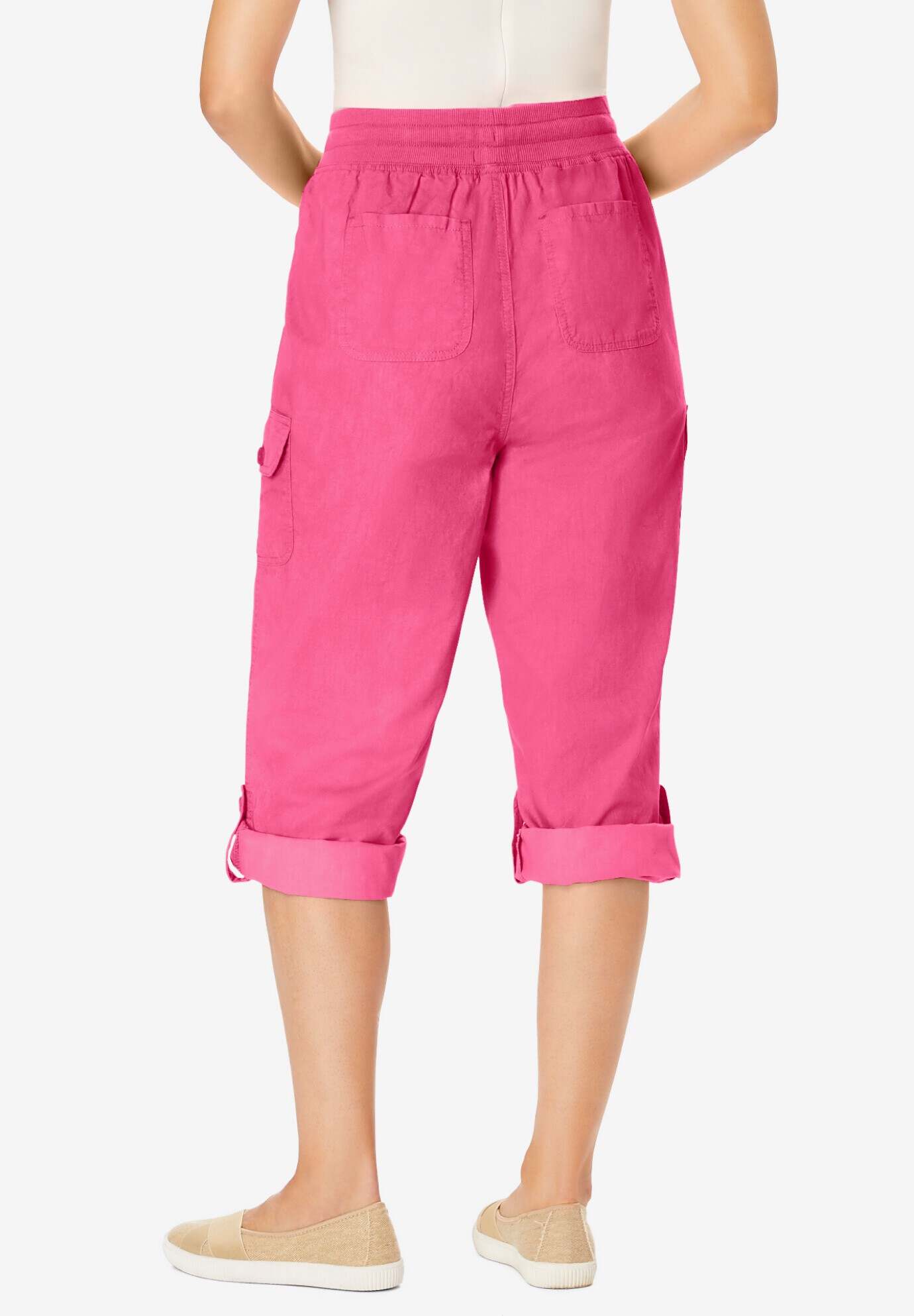 Convertible Length Cargo Capri Pant